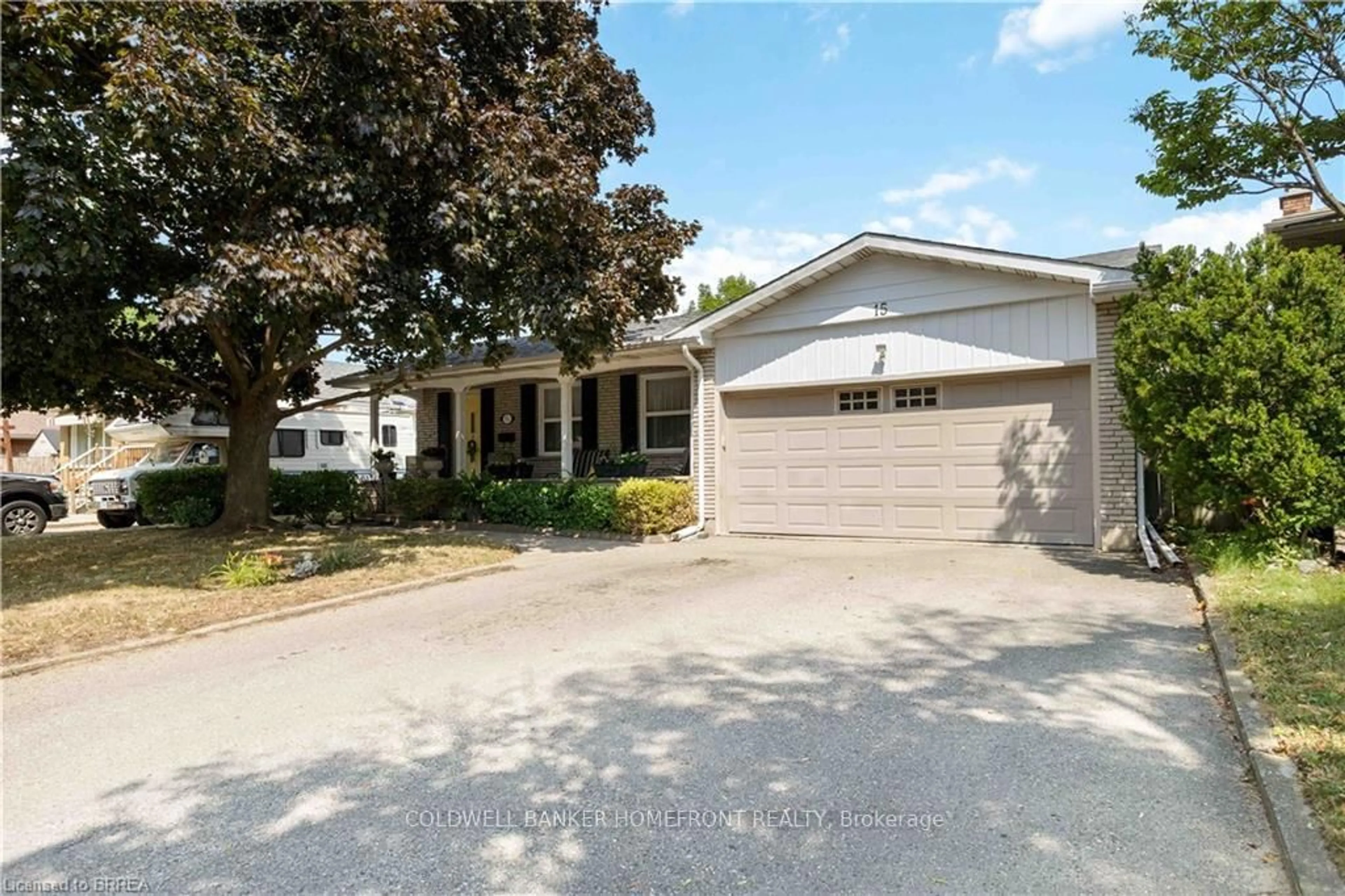 Home with vinyl exterior material, street for 15 Burdock Blvd, Brantford Ontario N3R 6B5