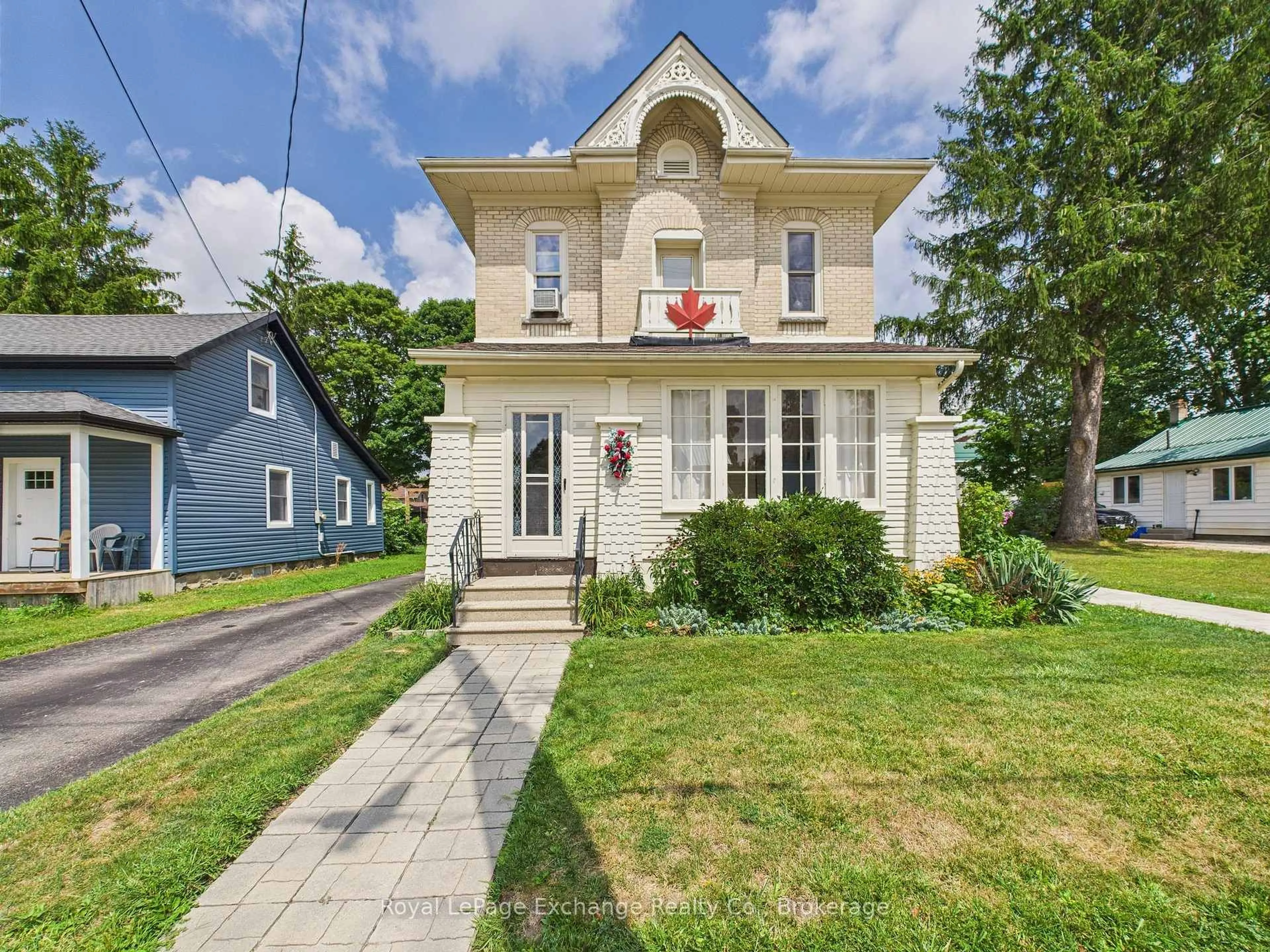 Home with vinyl exterior material, street for 93 John St, North Huron Ontario N0G 2W0