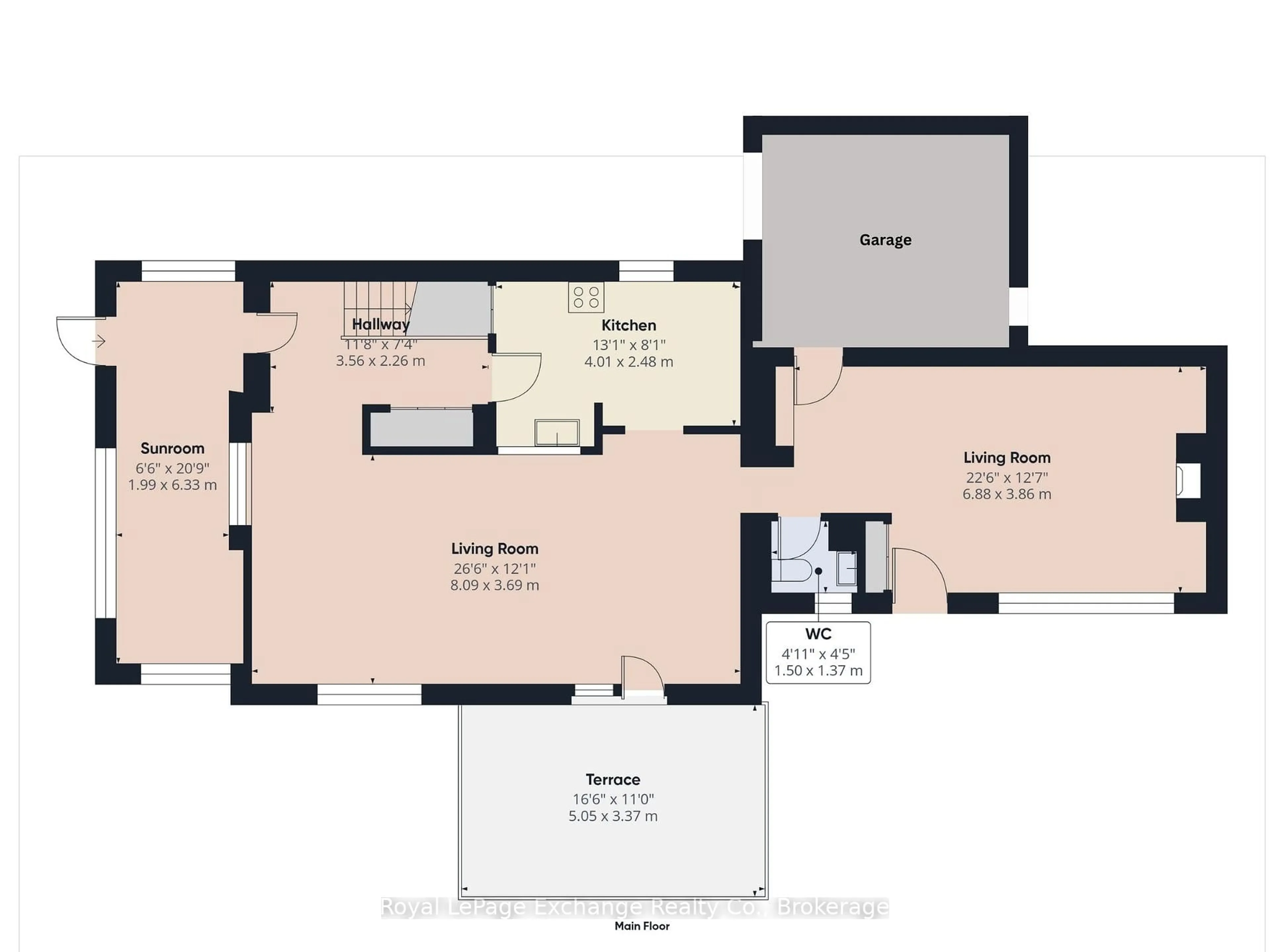 Floor plan for 93 John St, North Huron Ontario N0G 2W0