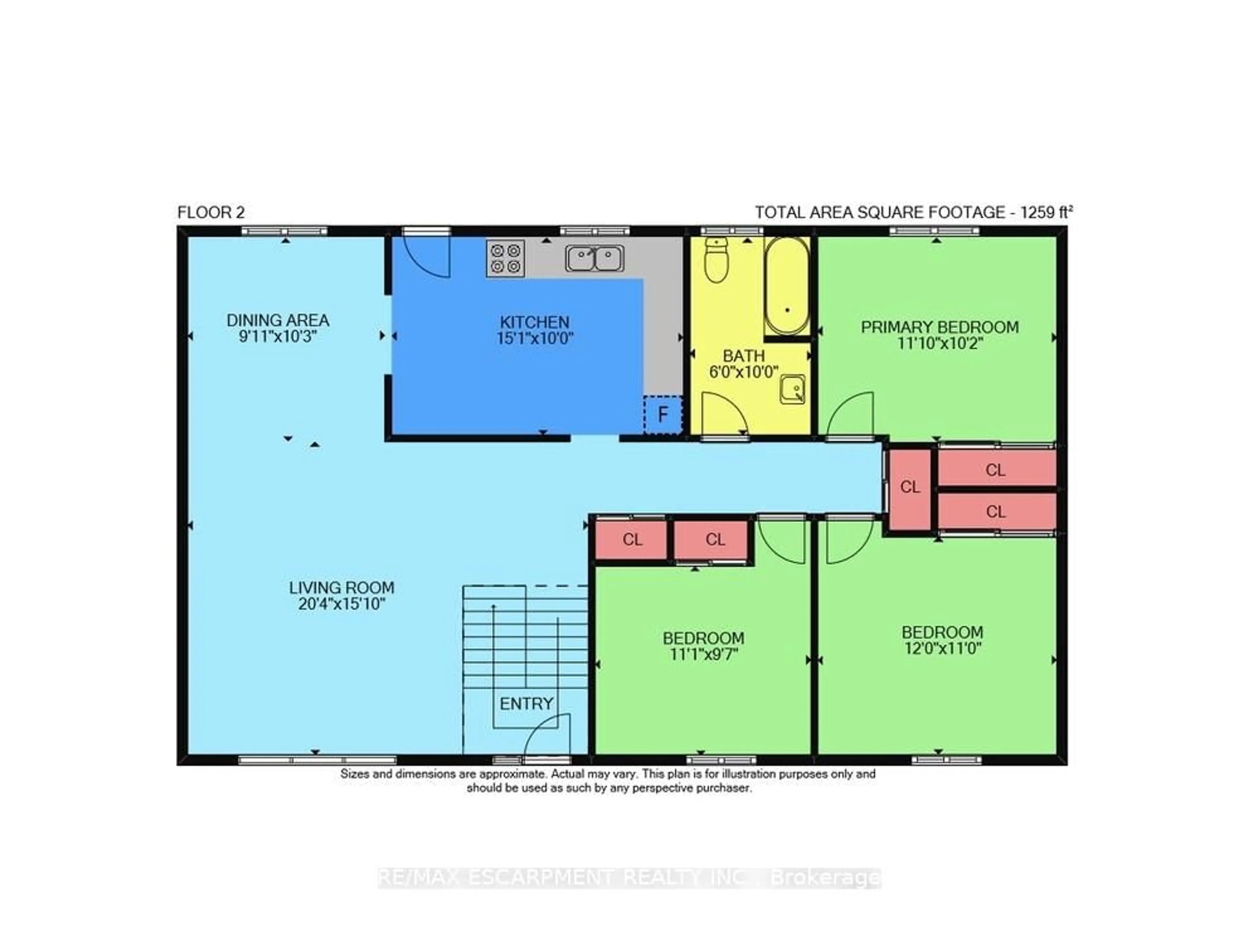 Floor plan for 11 Pinard St, Hamilton Ontario L8K 6G8