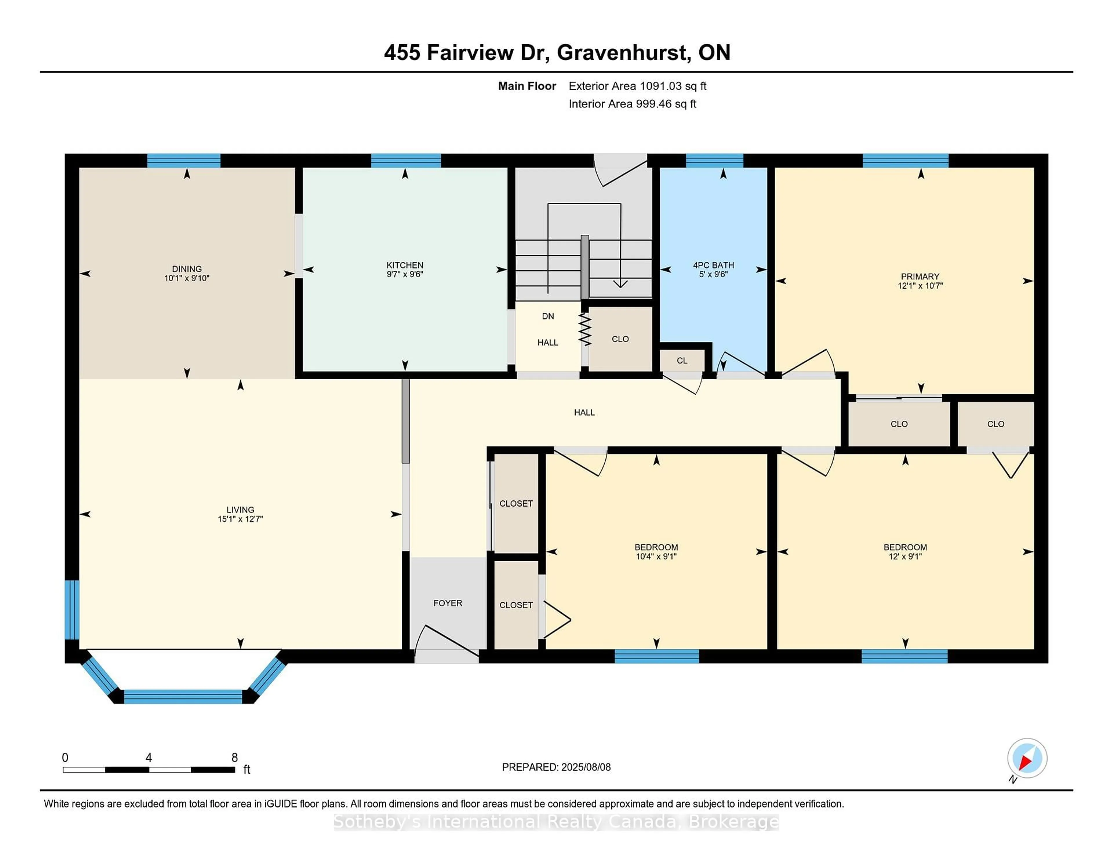 Floor plan for 455 Fairview Dr, Gravenhurst Ontario P1P 1L2