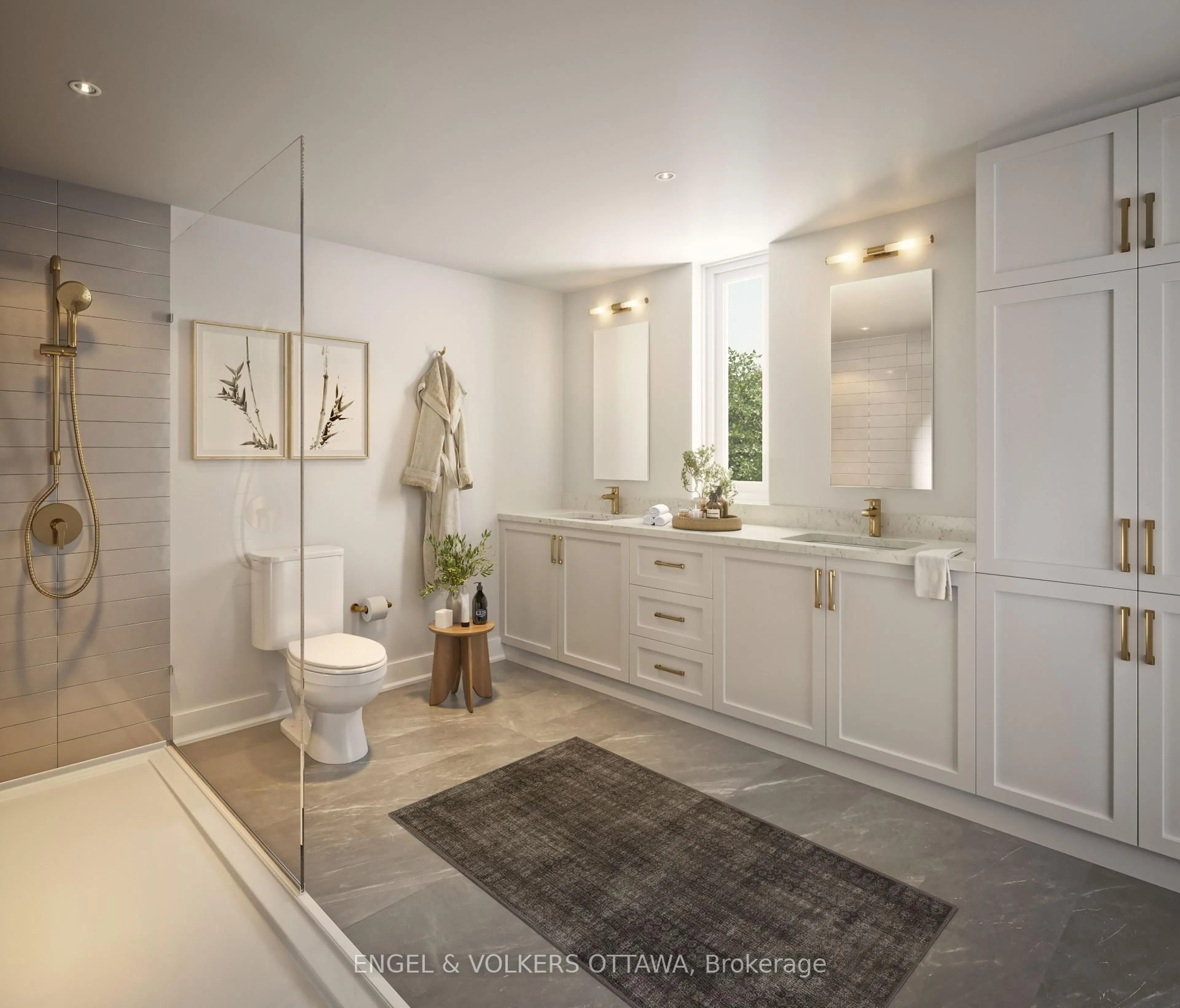 Contemporary bathroom, ceramic/tile floor for 19B Aylmer Ave, Ottawa Ontario K1S 3X1