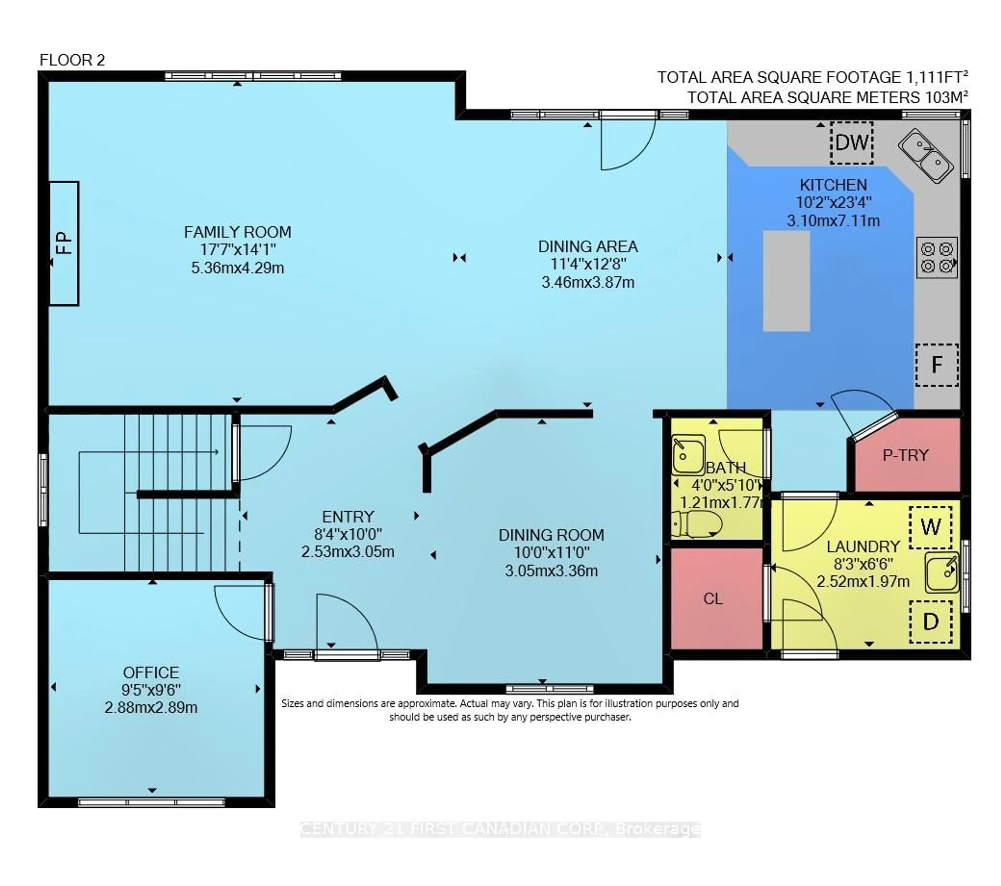 Floor plan for 138 Chambers Ave, London North Ontario N5X 4H5