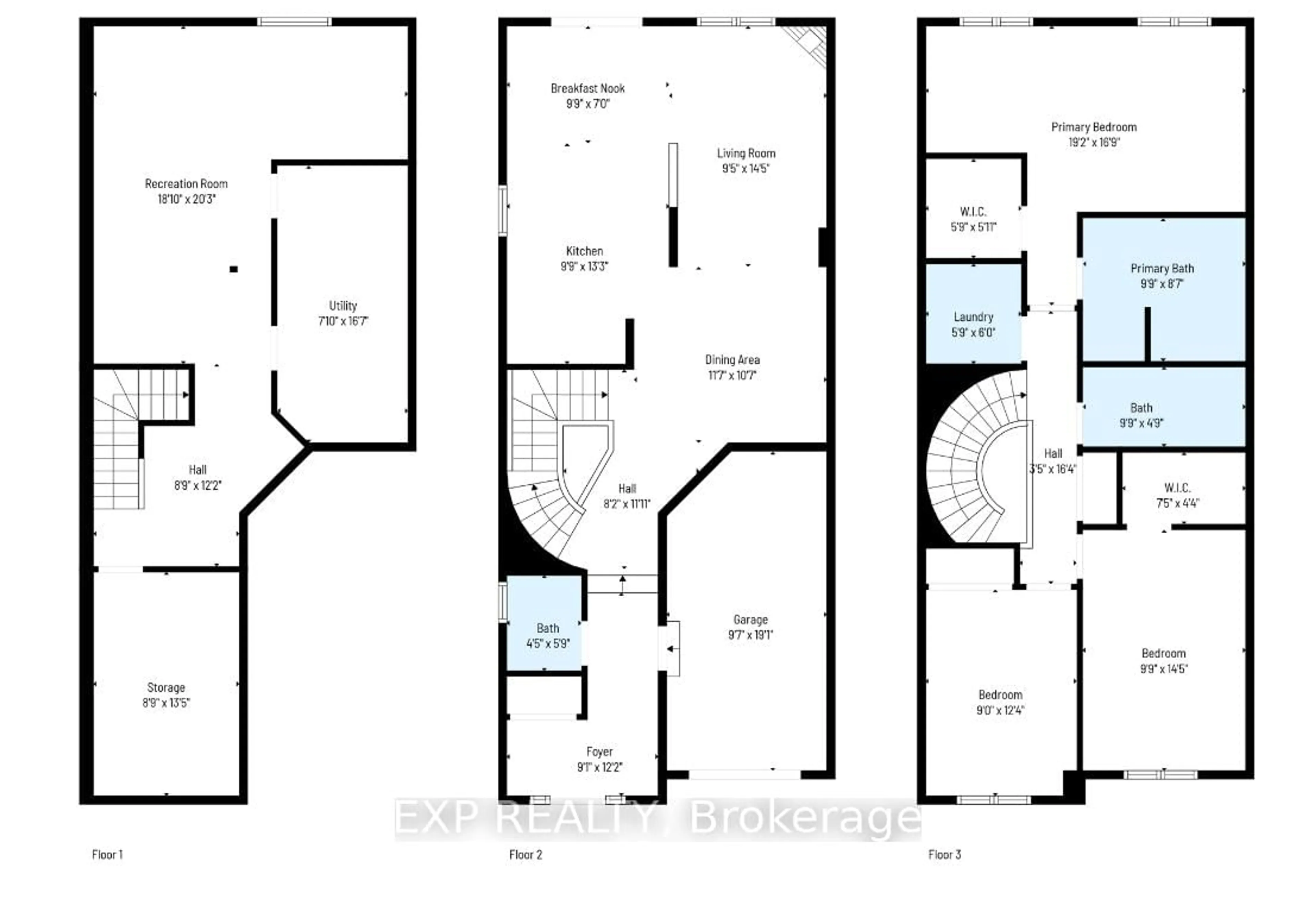 Floor plan for 306 Via San Marino St, Ottawa Ontario K2J 5X8