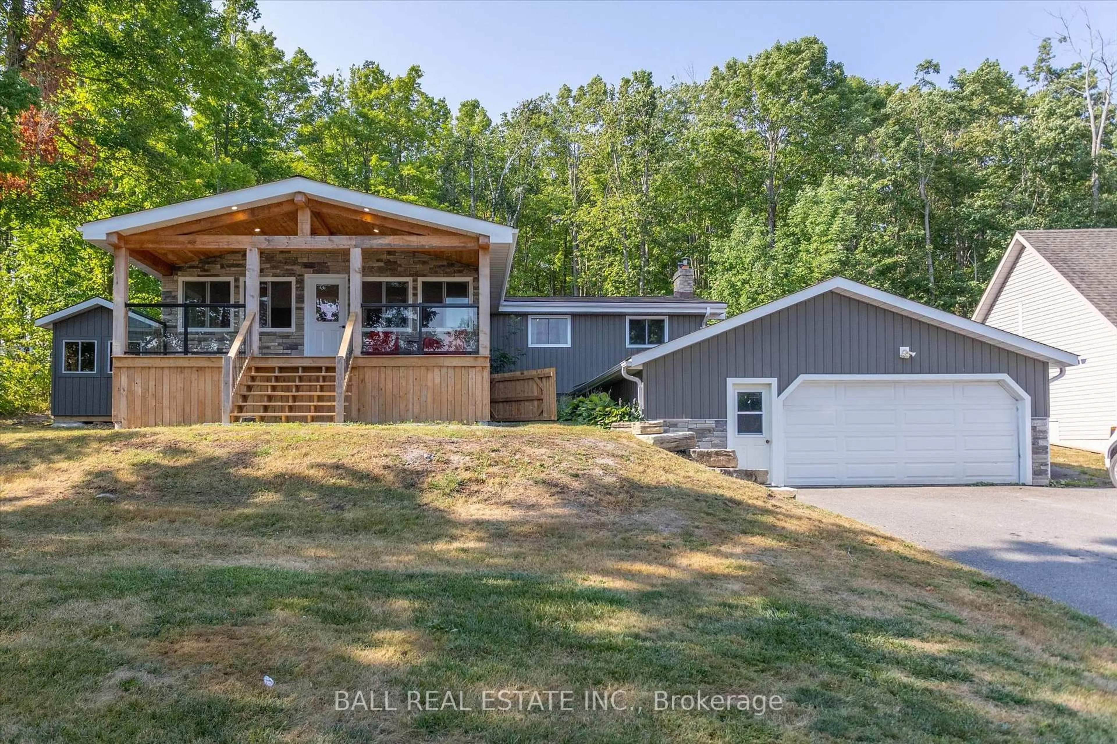 A pic from outside/outdoor area/front of a property/back of a property/a pic from drone, water/lake/river/ocean view for 1288 Young's Cove Rd, Selwyn Ontario K0L 1T0