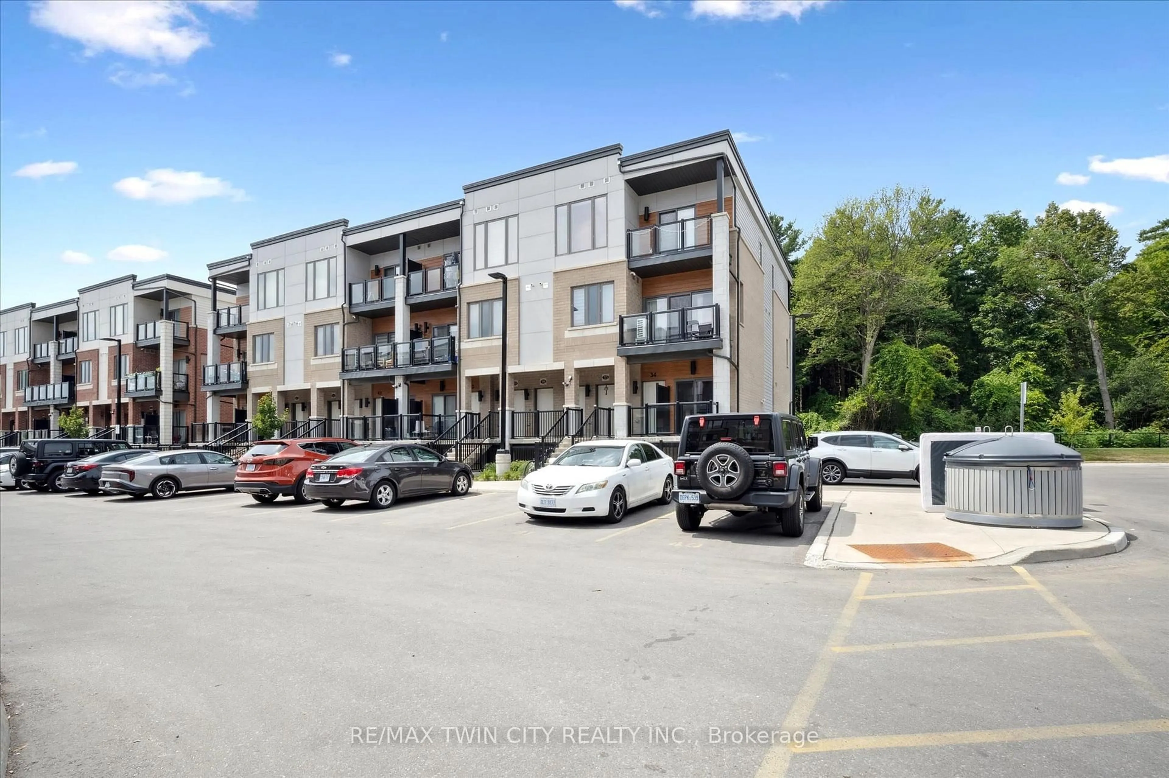 A pic from outside/outdoor area/front of a property/back of a property/a pic from drone, unknown for 25 ISHERWOOD Ave #C34, Cambridge Ontario N1R 3H5
