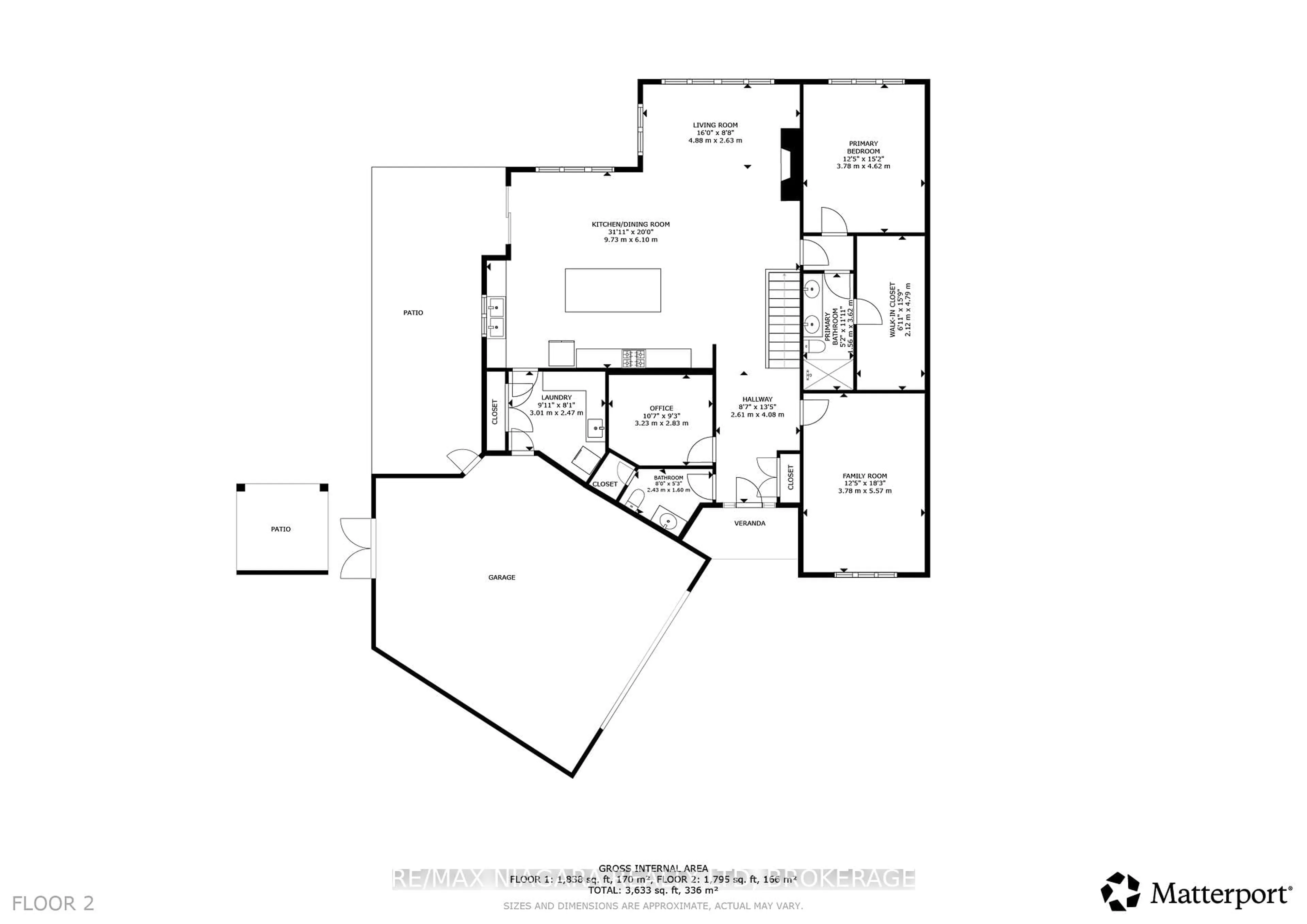 Floor plan for 6394 Pinestone Rd, Niagara Falls Ontario L2J 4L1