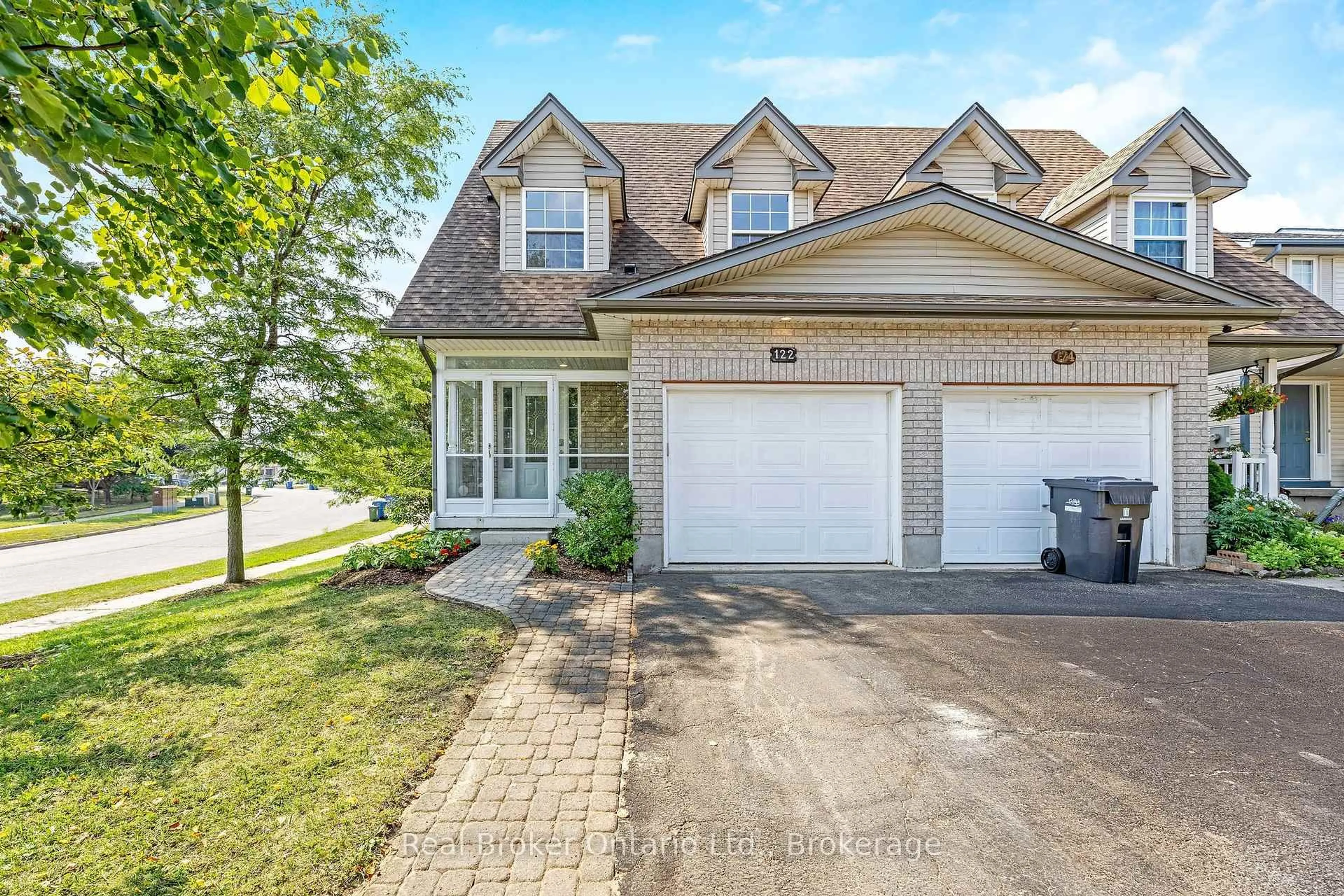 Home with brick exterior material, street for 122 Silurian Dr, Guelph Ontario N1E 7G1