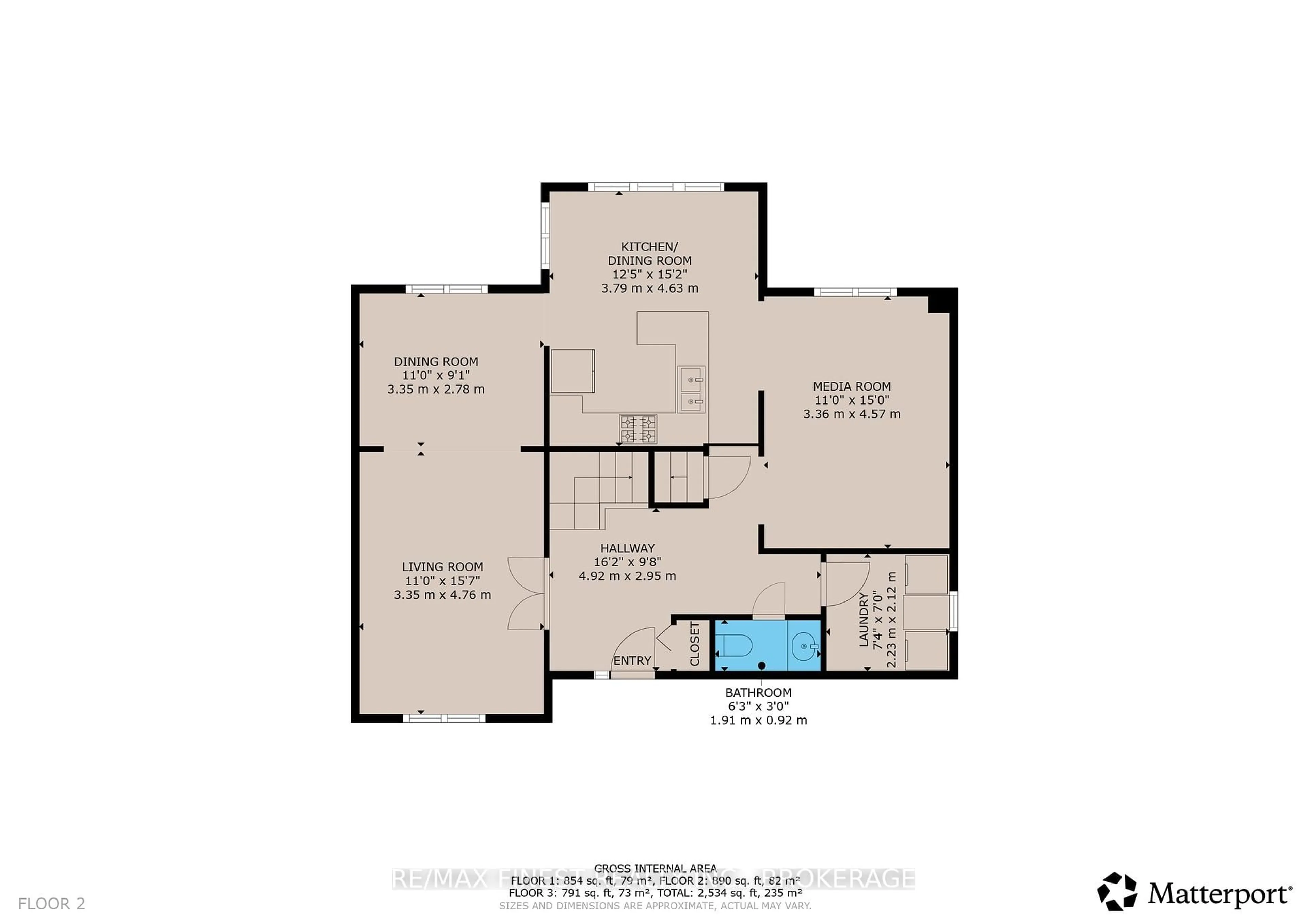 Floor plan for 1106 Wintergreen Cres, Kingston Ontario K7P 2G2