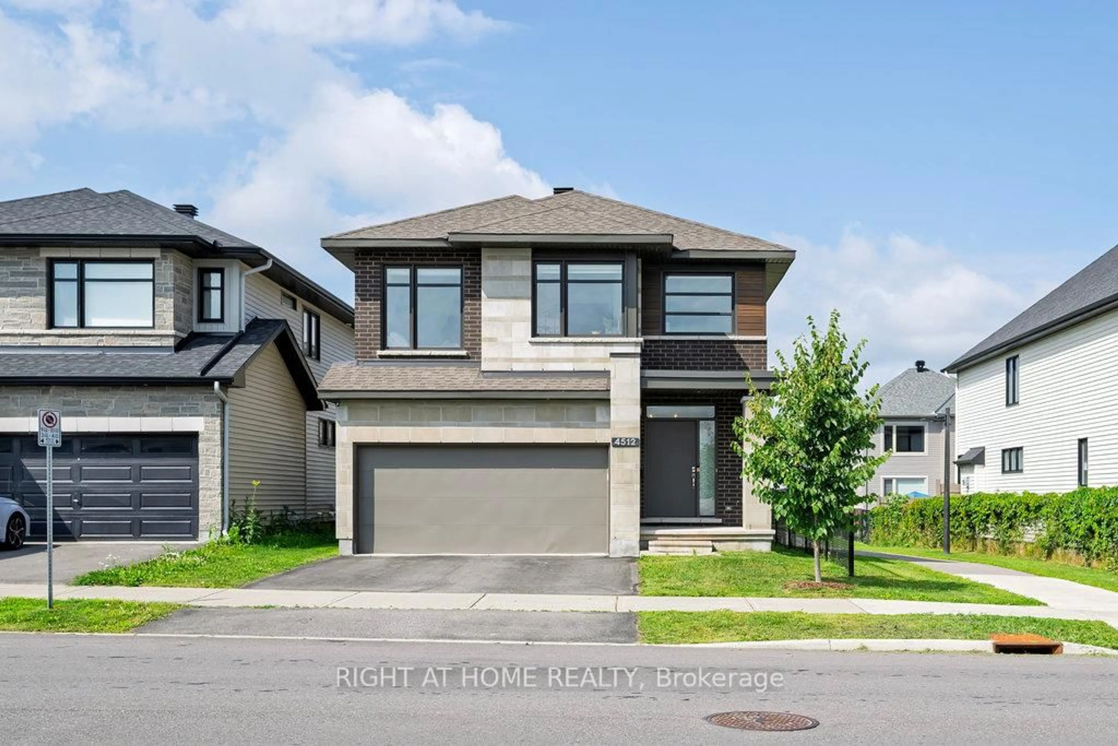 Home with brick exterior material, street for 4512 Kelly Farm Dr, Ottawa Ontario K1X 0E7