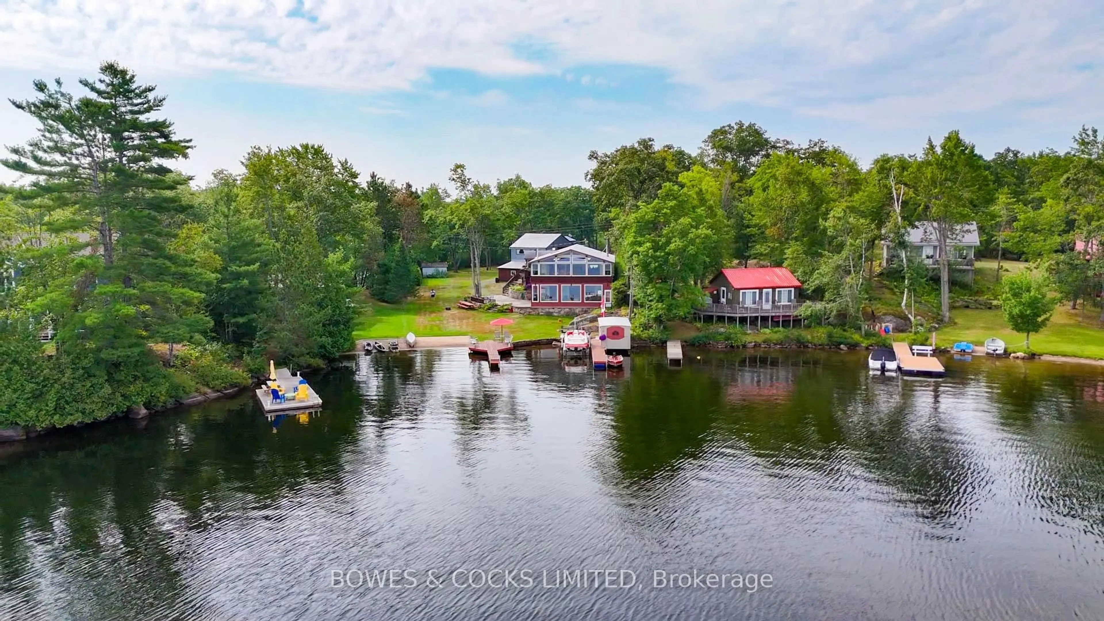A pic from outside/outdoor area/front of a property/back of a property/a pic from drone, water/lake/river/ocean view for 4 Fire Route 83B, Havelock-Belmont-Methuen Ontario K0L 1Z0