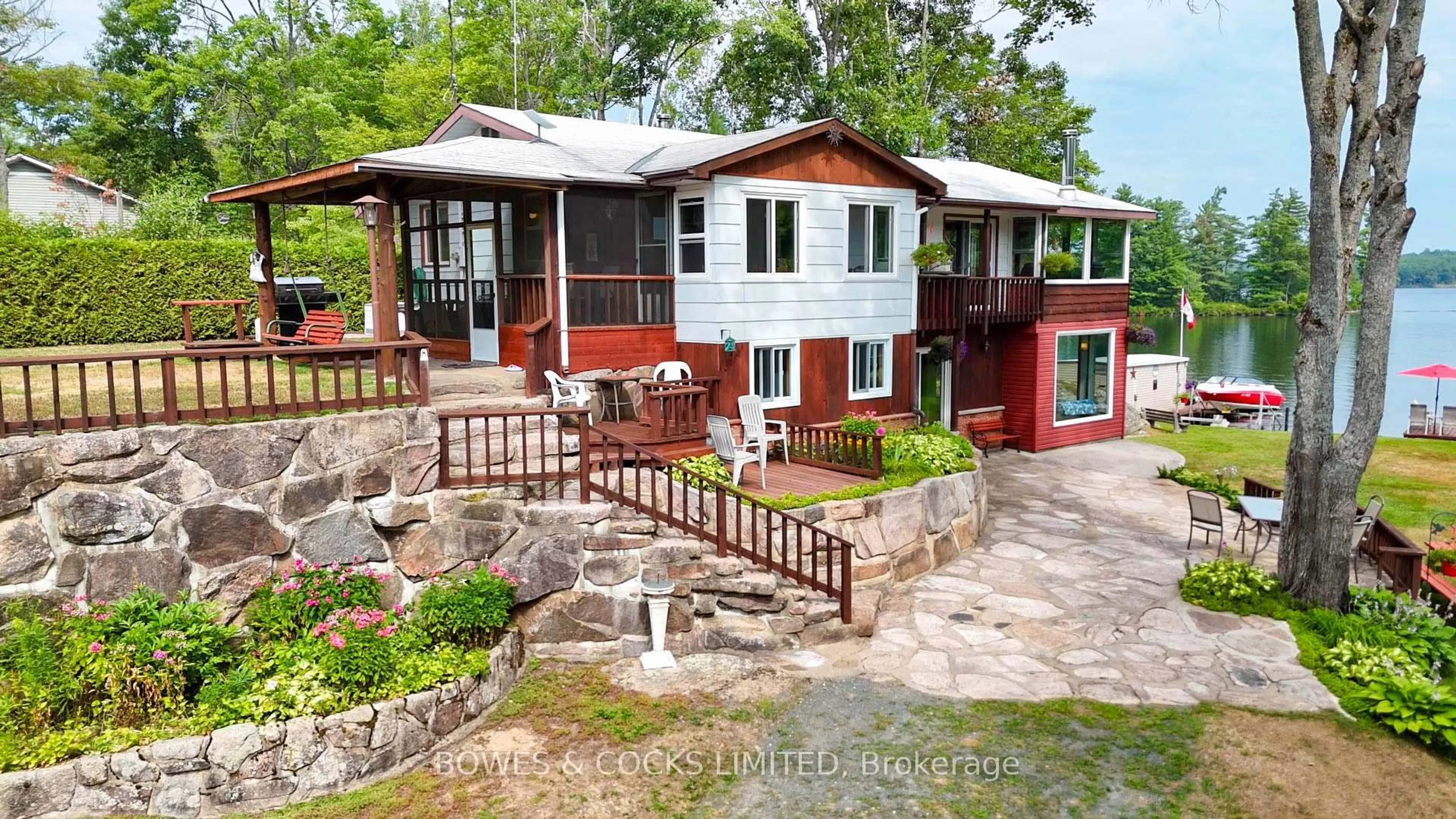 Home with brick exterior material, water/lake/river/ocean view for 4 Fire Route 83B, Havelock-Belmont-Methuen Ontario K0L 1Z0