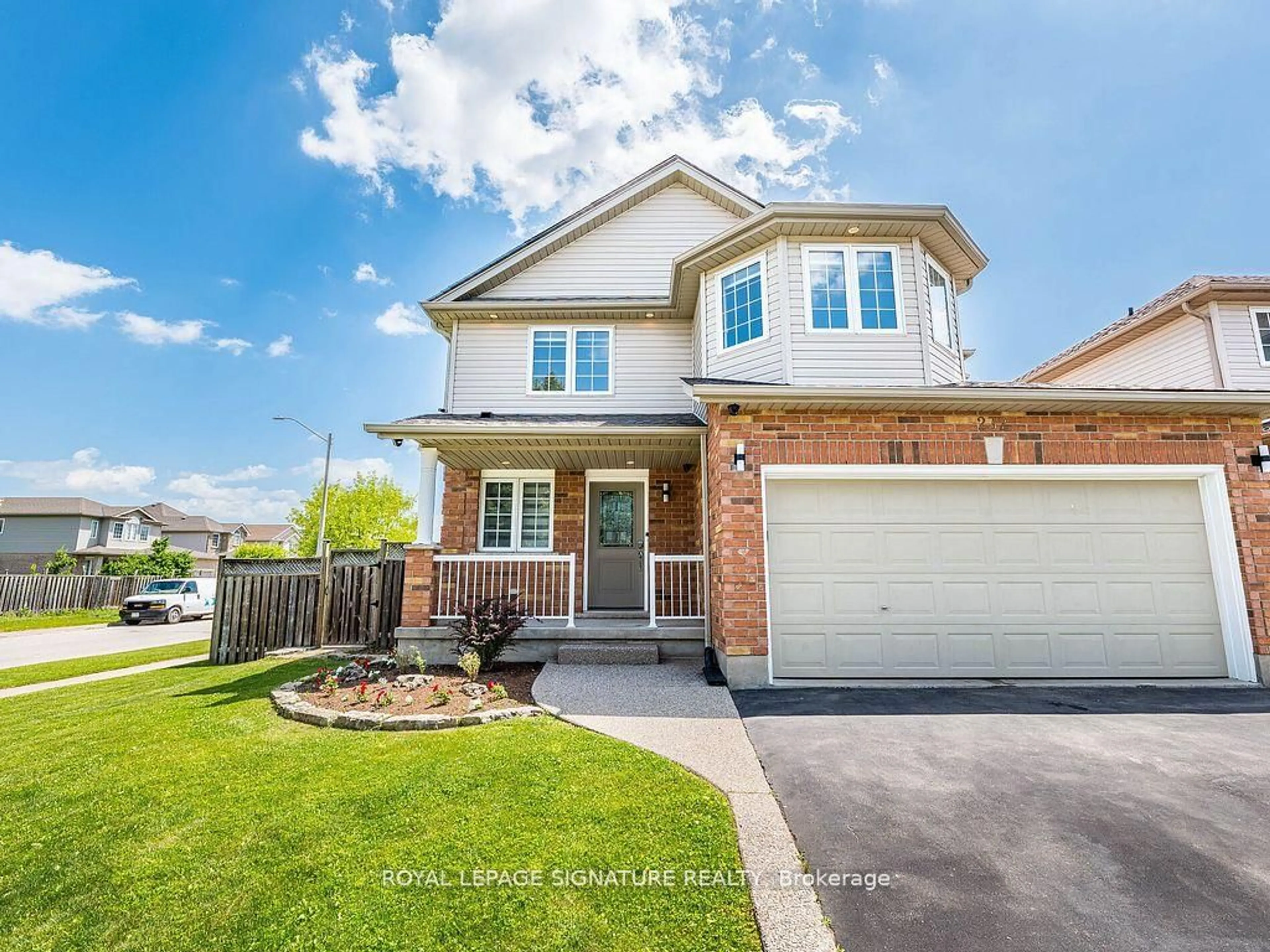 Home with brick exterior material, street for 232 Mcnichol Dr, Cambridge Ontario N1P 1J3