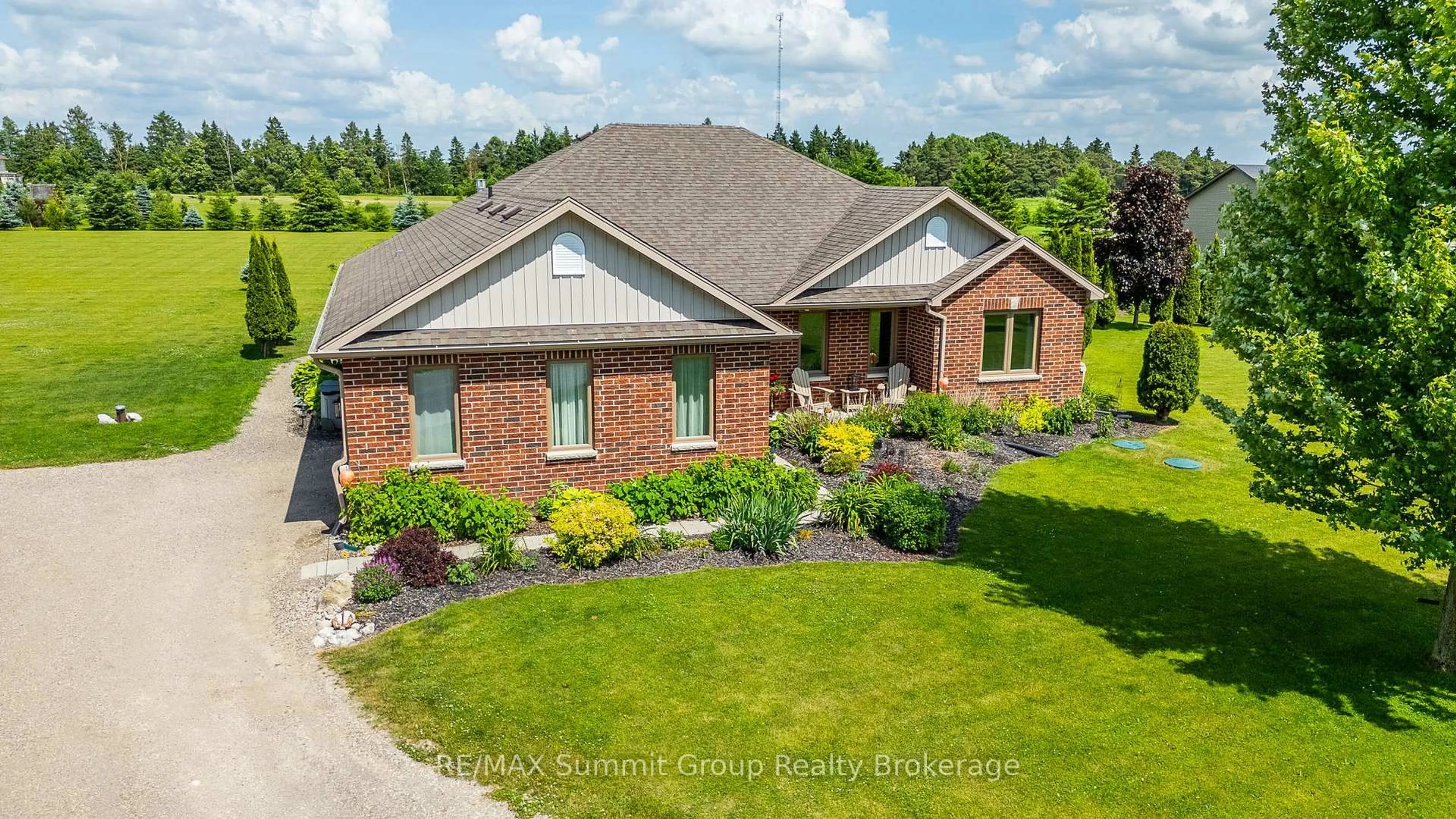 Home with brick exterior material, street for 15 Mount Haven Cres, East Luther Grand Valley Ontario L9W 5S6
