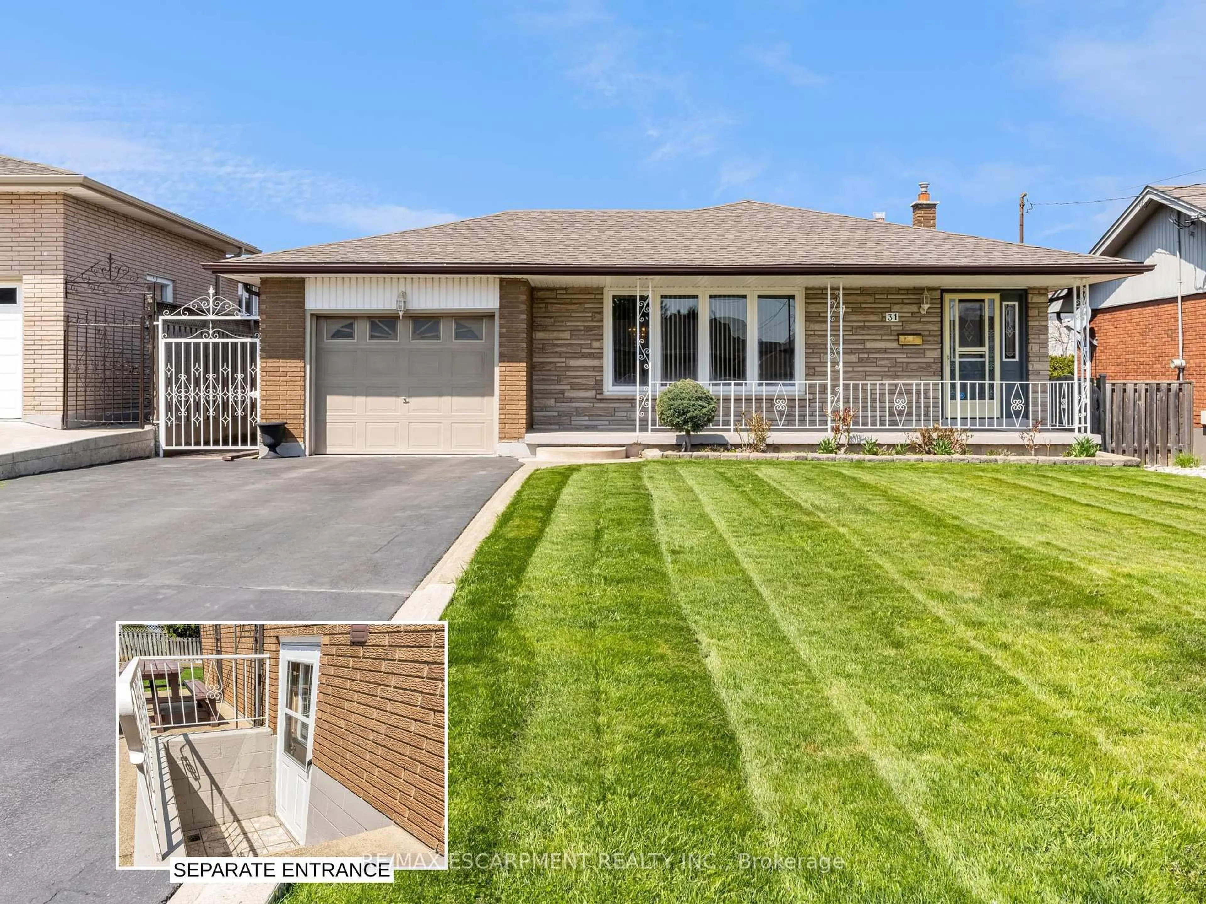 Home with brick exterior material, street for 31 Kilbourn Ave, Hamilton Ontario L8G 3C9