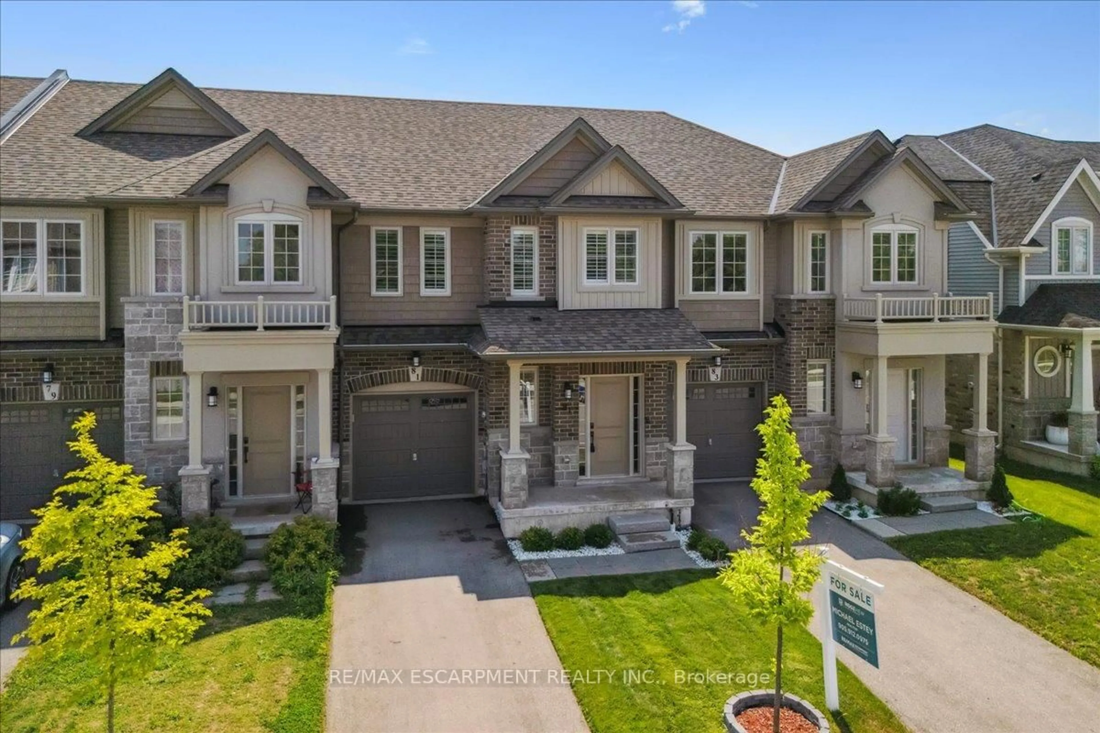 Home with brick exterior material, street for 81 BEASLEY Grve, Hamilton Ontario L9K 0J7