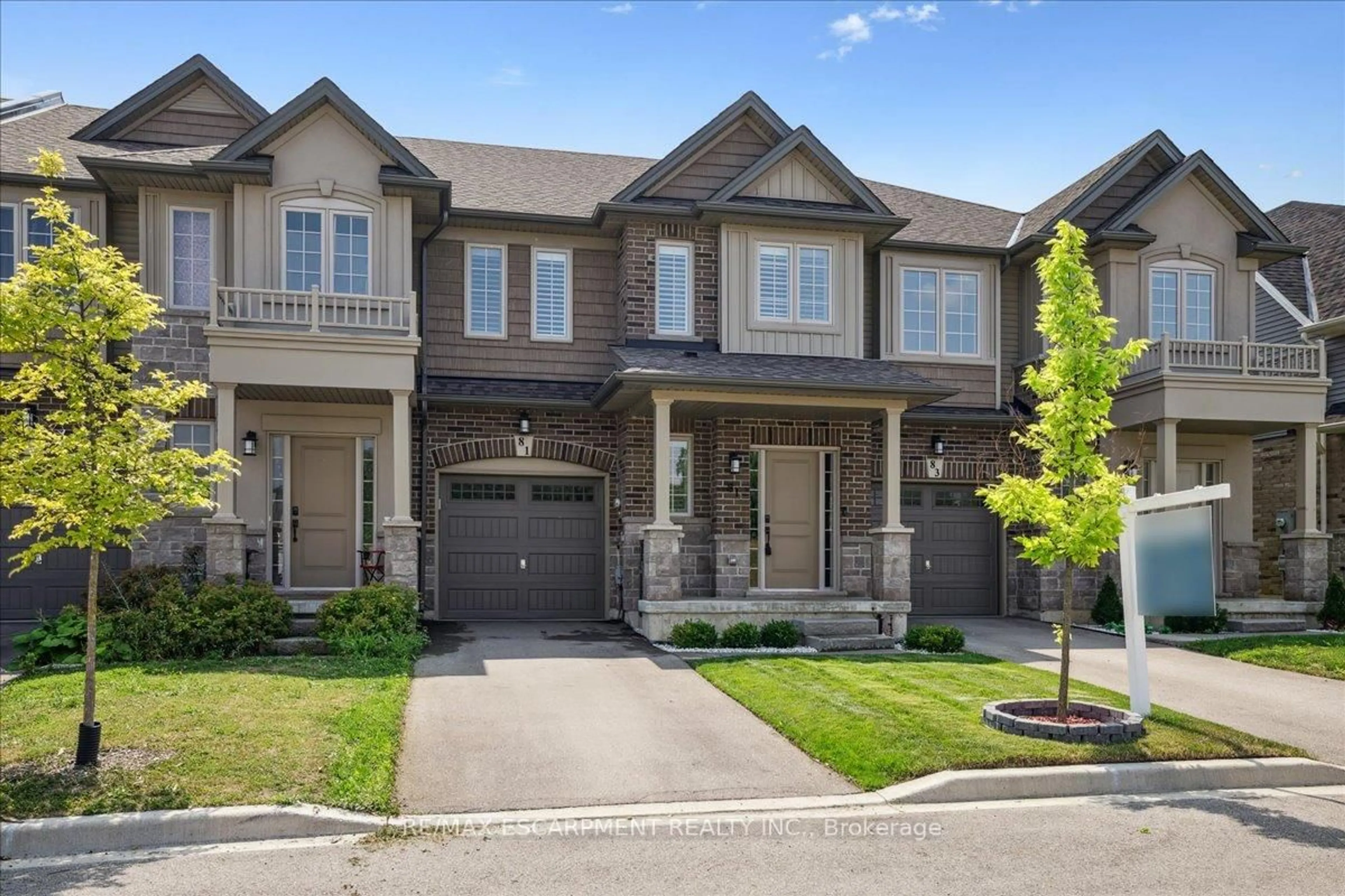 Home with brick exterior material, street for 81 BEASLEY Grve, Hamilton Ontario L9K 0J7