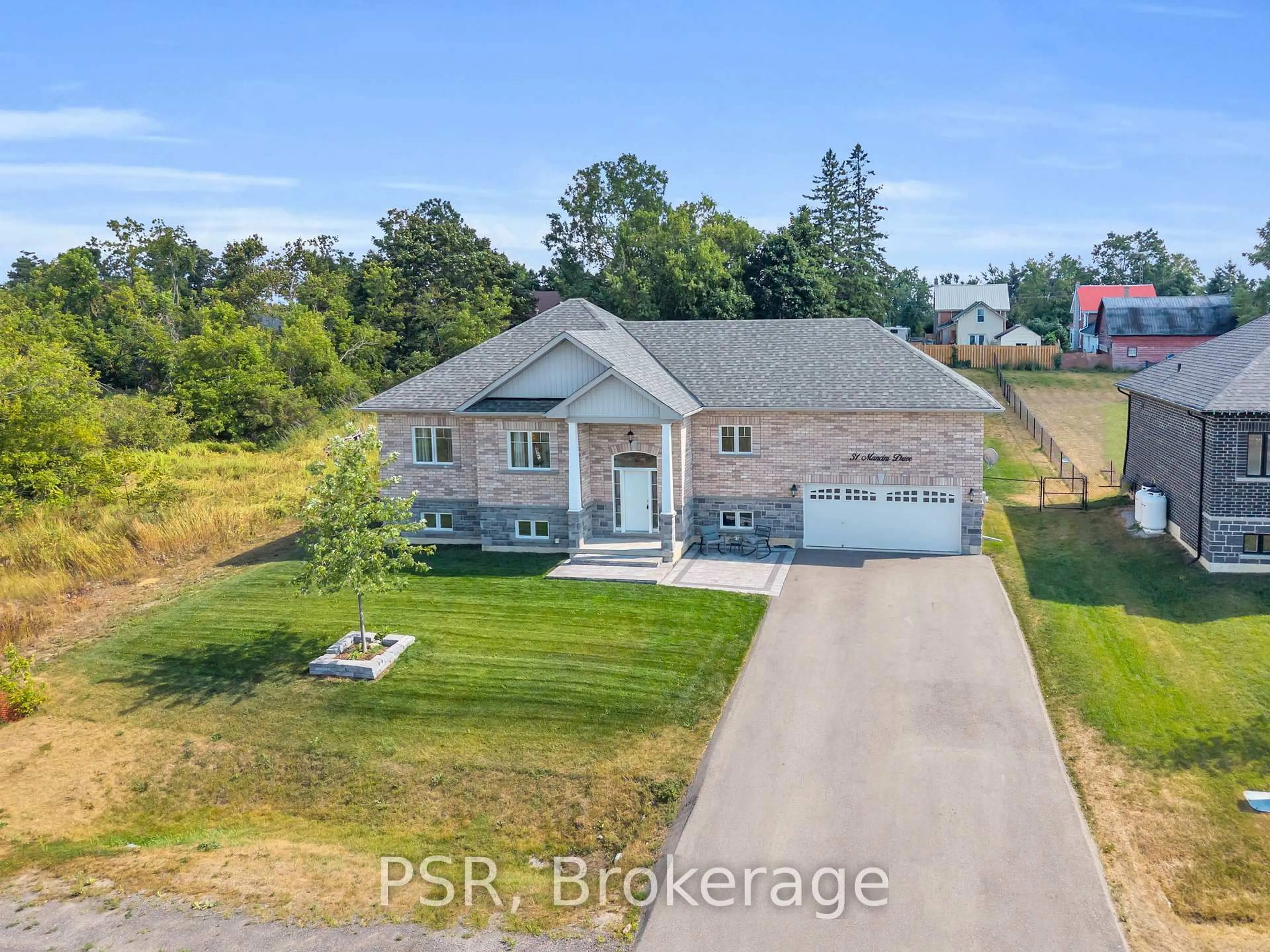 A pic from outside/outdoor area/front of a property/back of a property/a pic from drone, street for 31 Mancini Dr, Kawartha Lakes Ontario K0M 2T0