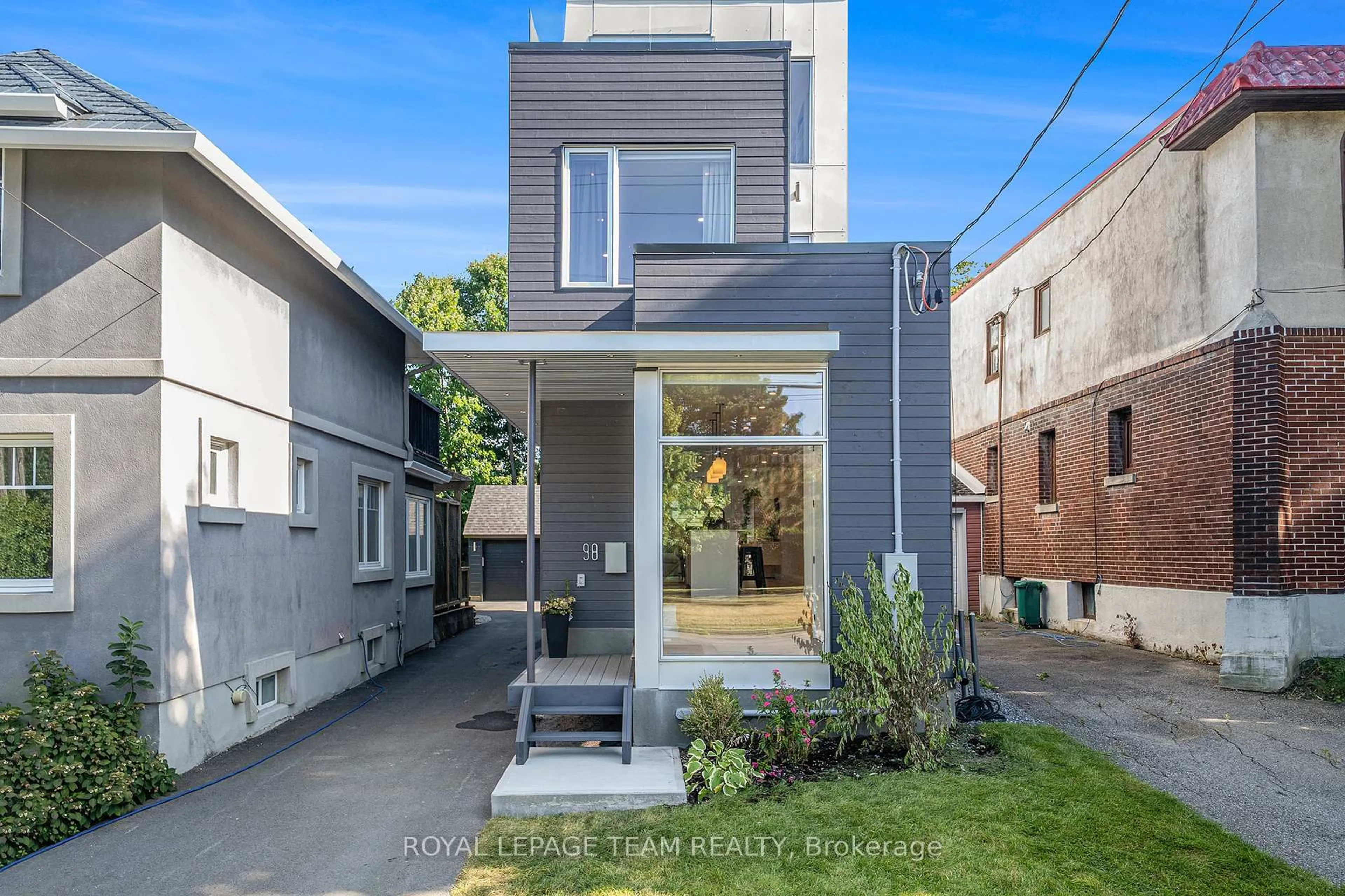 Home with brick exterior material, street for 98 Byron Ave, Ottawa Ontario K1Y 3J1