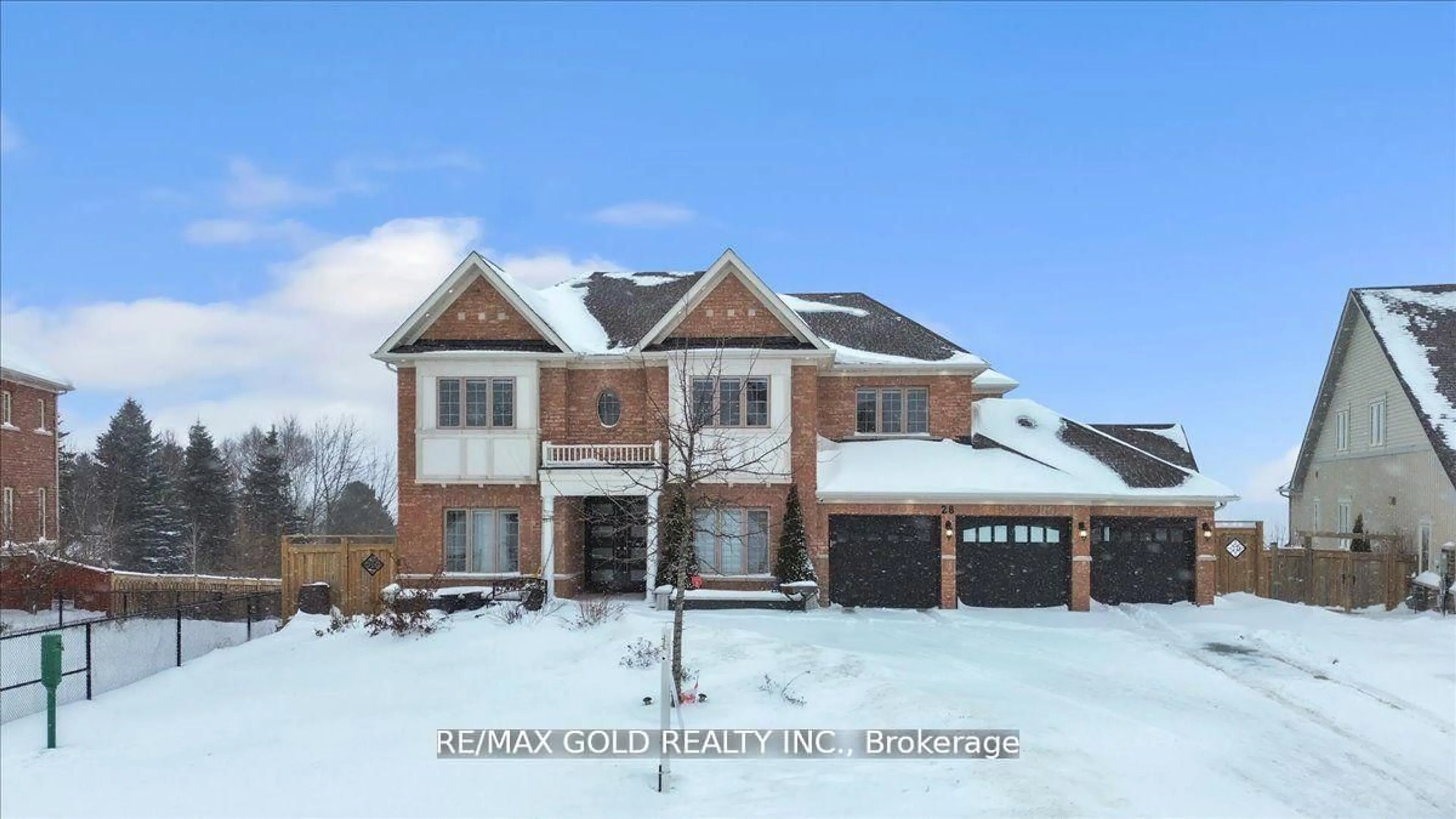 Home with brick exterior material, street for 28 Meek Ave, Mono Ontario L0W 2Z2