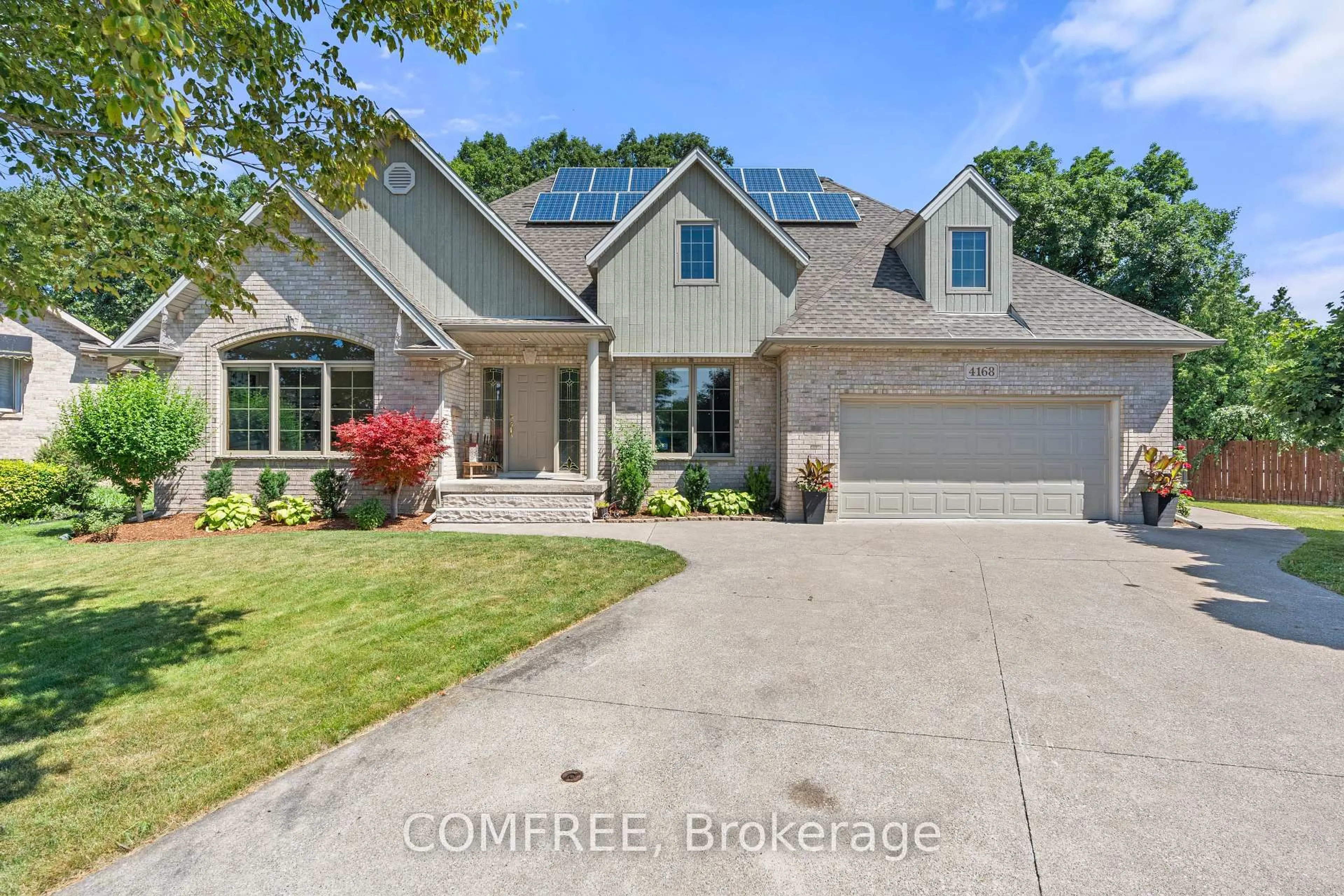 Home with brick exterior material, street for 4168 Dimambro Crt, Windsor Ontario N9G 2V2