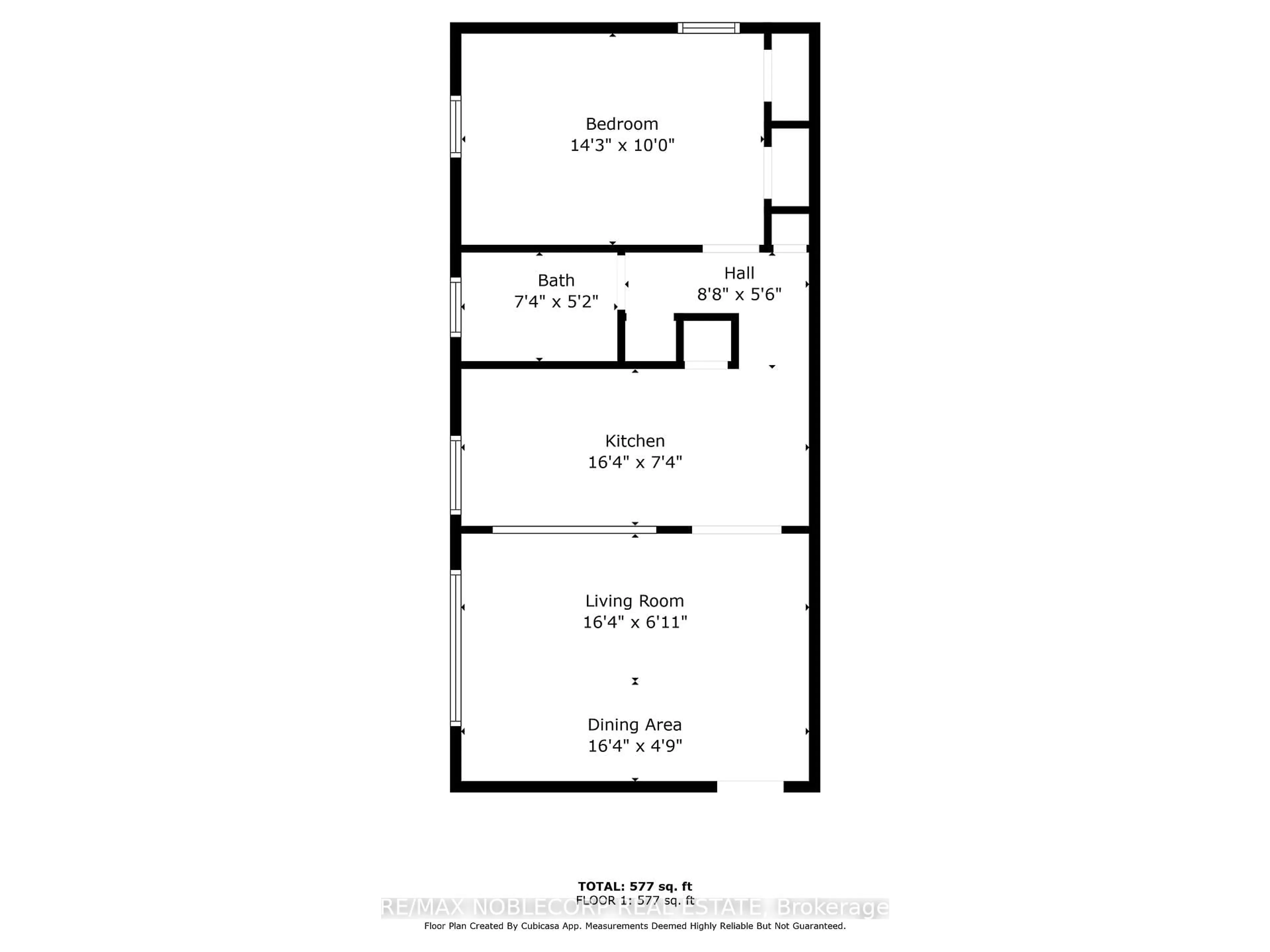 Floor plan for 5 Applewood Ave #2, Hamilton Ontario L8G 3S4