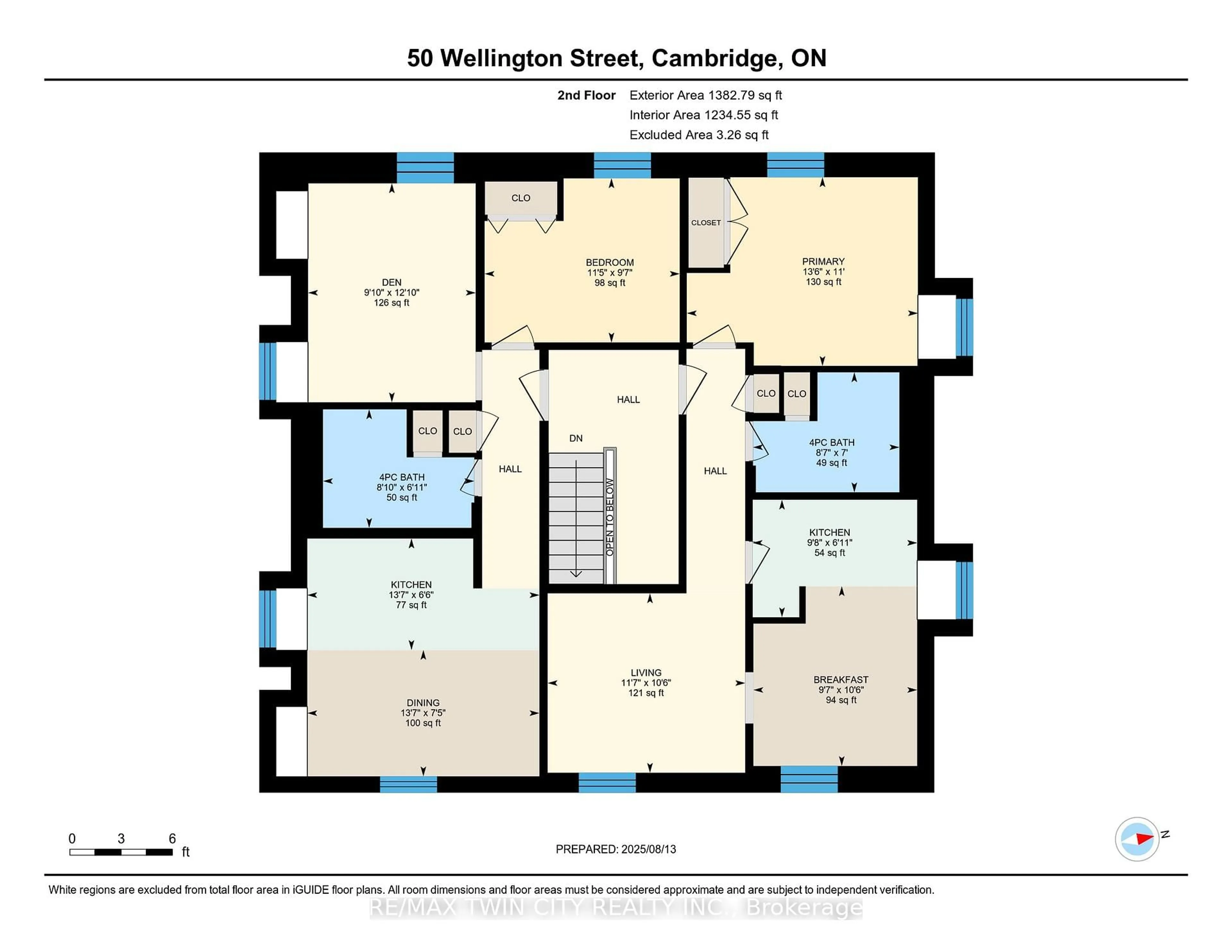Floor plan for 50 Wellington St, Cambridge Ontario N1R 3Y7
