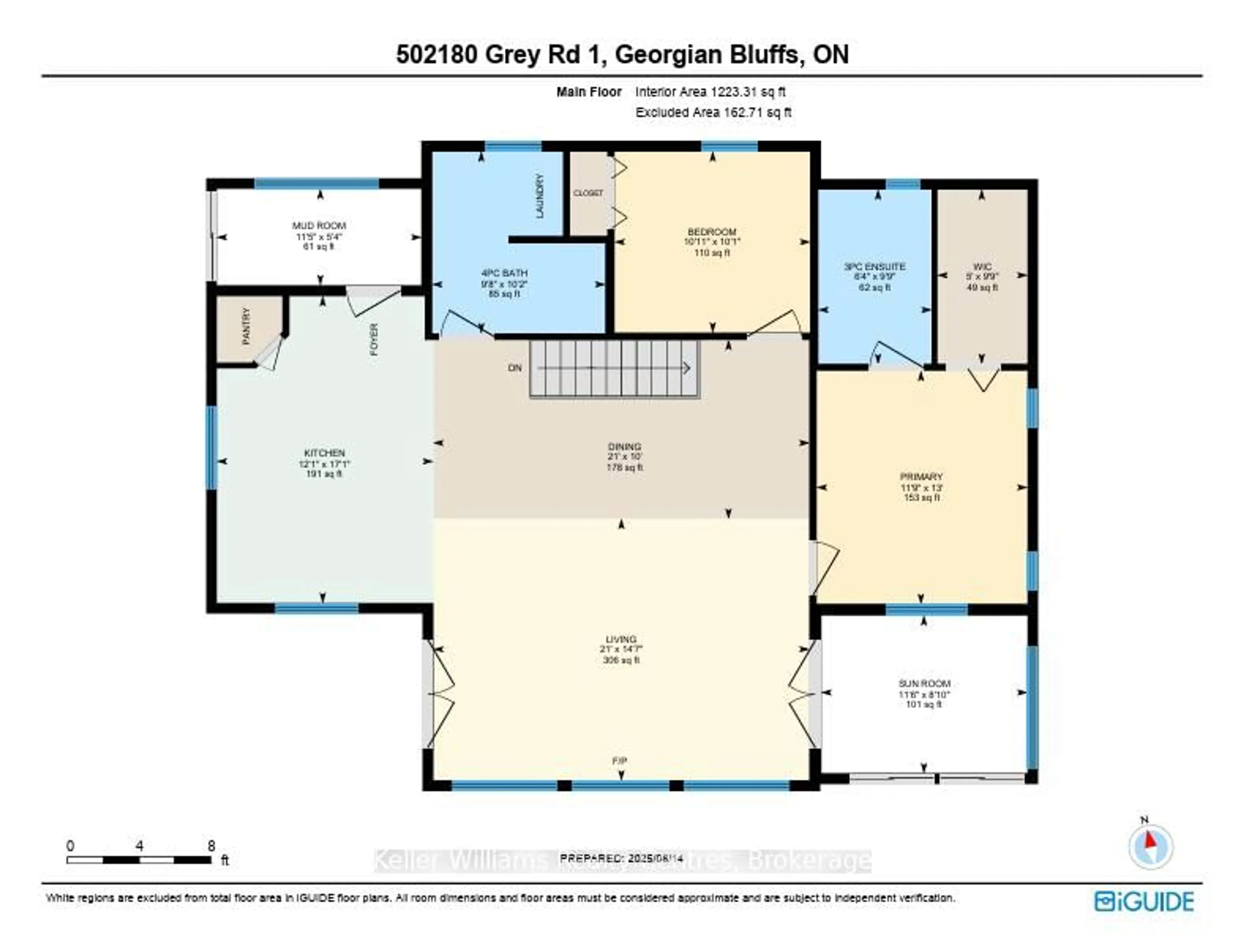 Floor plan for 502180 Grey Road 1, Georgian Bluffs Ontario N0H 2T0