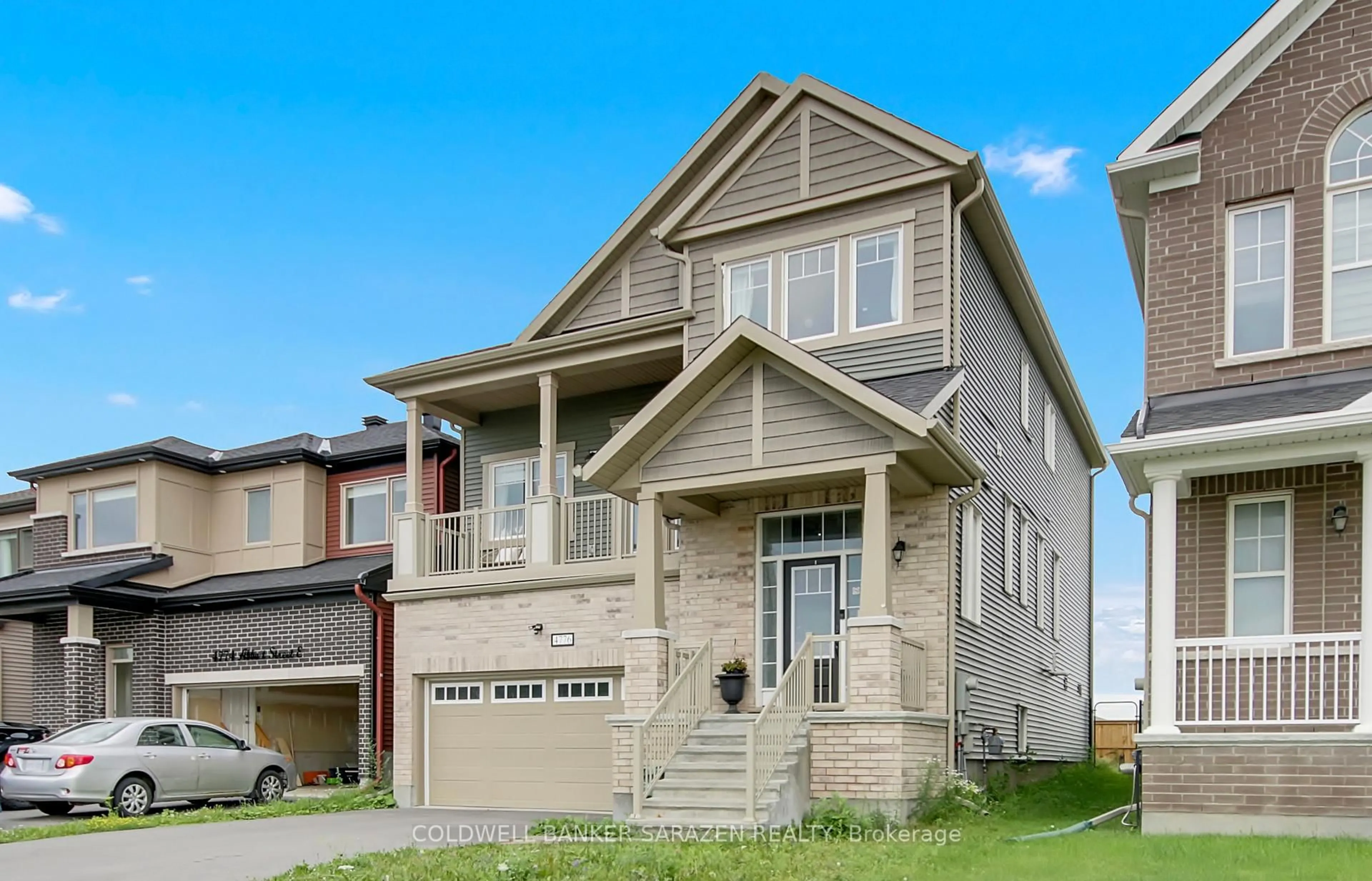Home with vinyl exterior material, street for 4776 Abbott St, Ottawa Ontario K2V 0L4