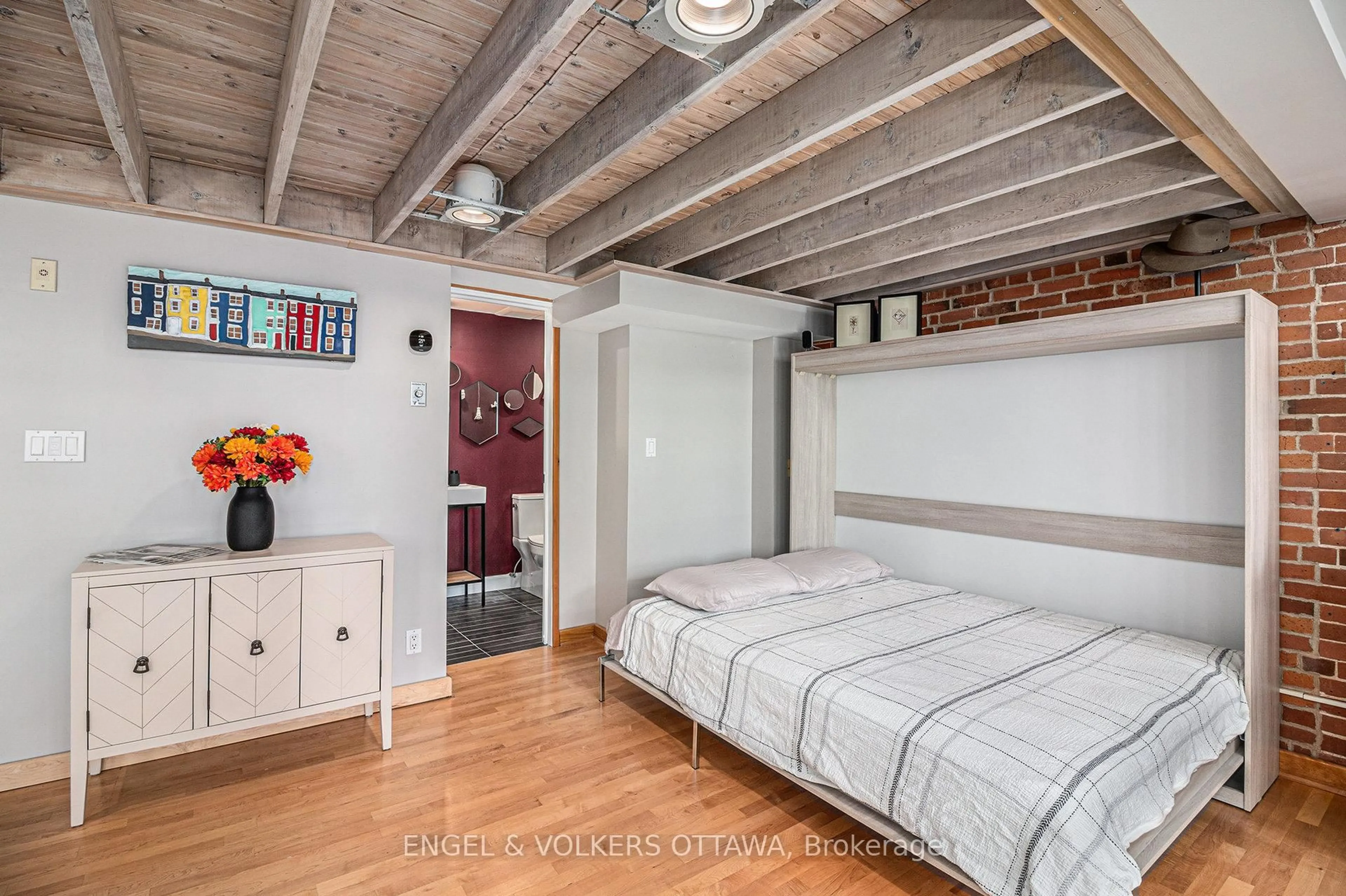 Bedroom with bed, unknown for 24 Springfield Rd #203, Ottawa Ontario K1M 1C9