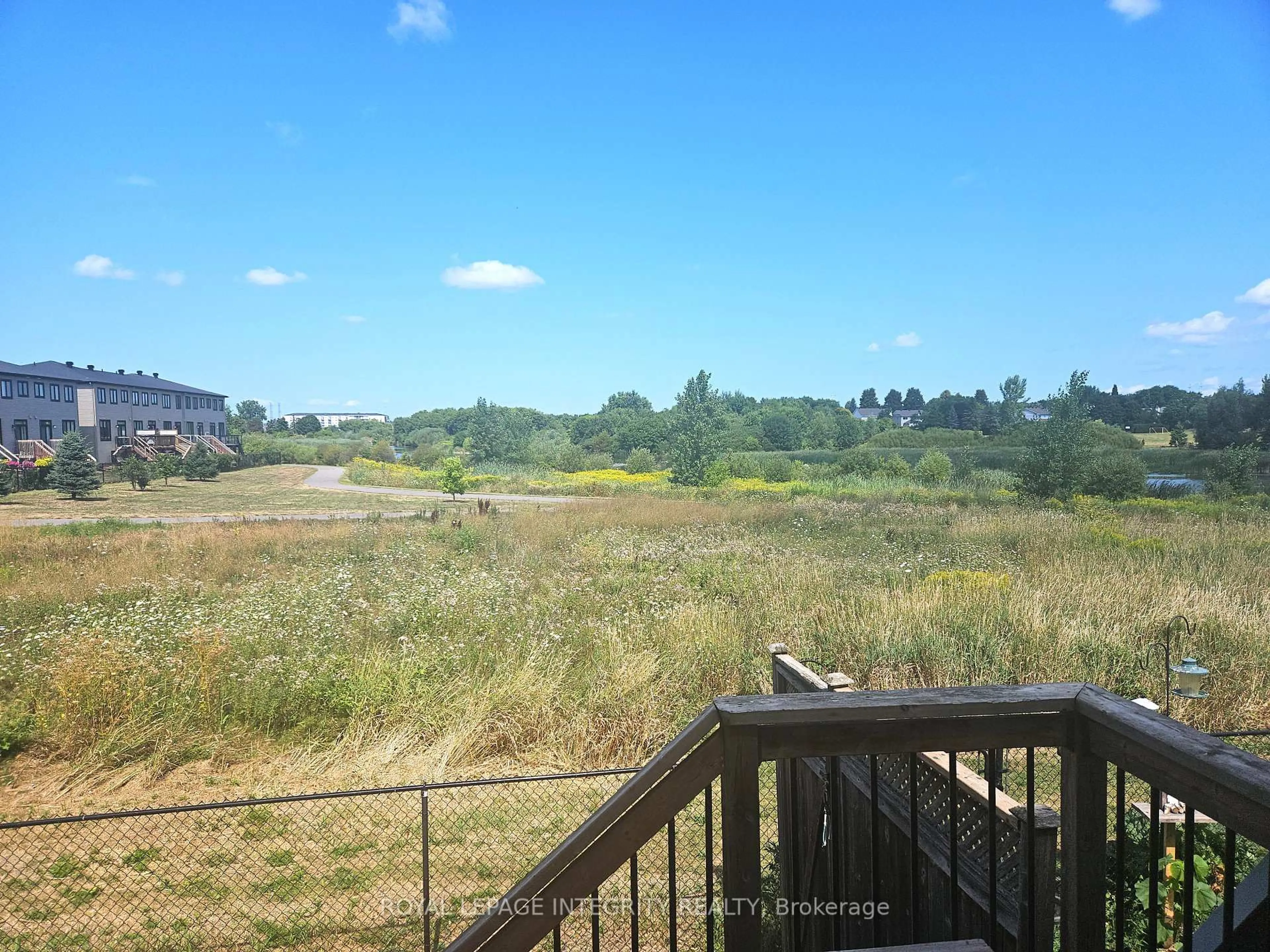 A pic from outside/outdoor area/front of a property/back of a property/a pic from drone, water/lake/river/ocean view for 218 Catamount Crt, Ottawa Ontario K2M 0A9