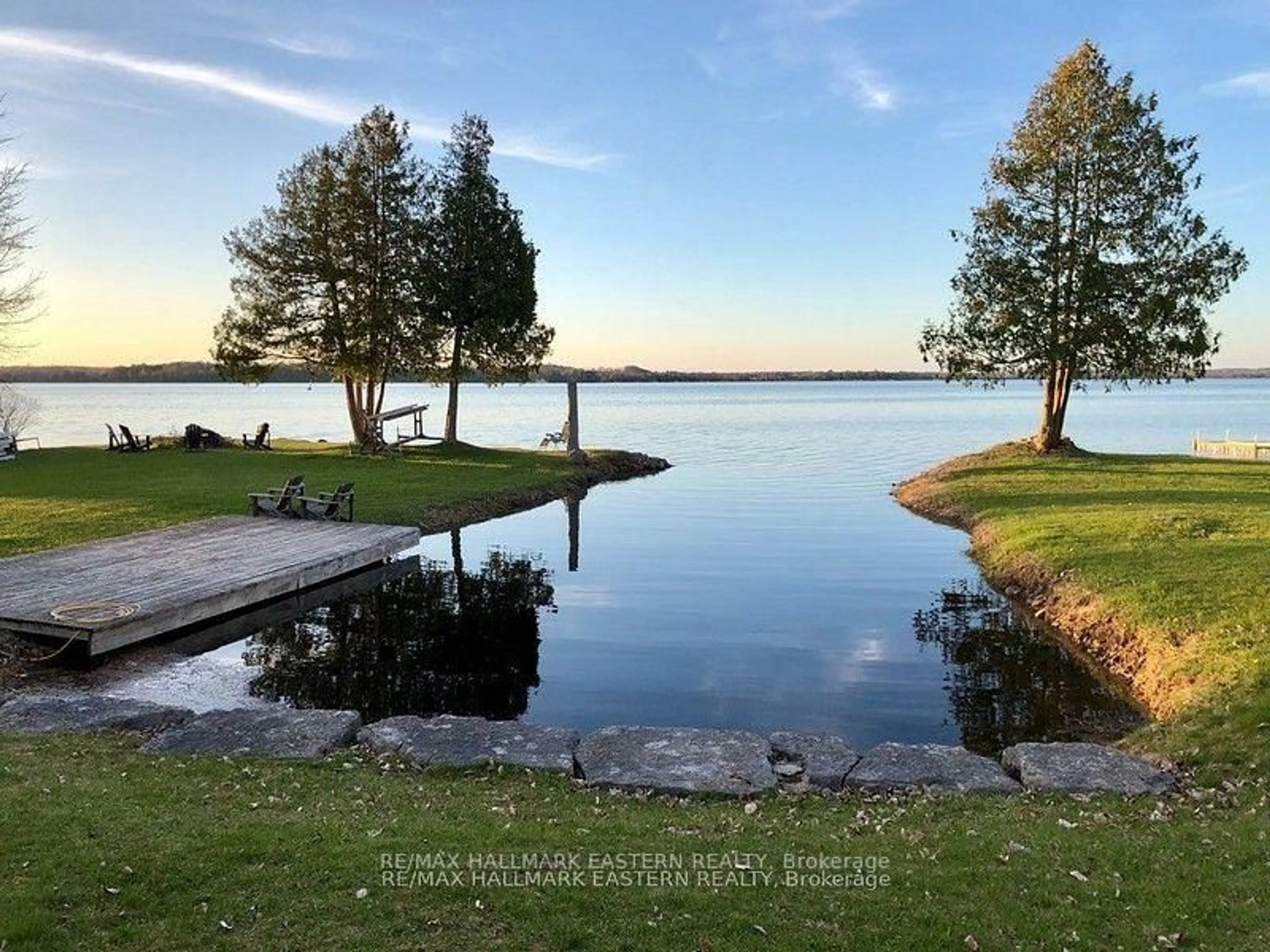 A pic from outside/outdoor area/front of a property/back of a property/a pic from drone, water/lake/river/ocean view for 10 Earl Kennedy Rd, Kawartha Lakes Ontario K0M 1L0