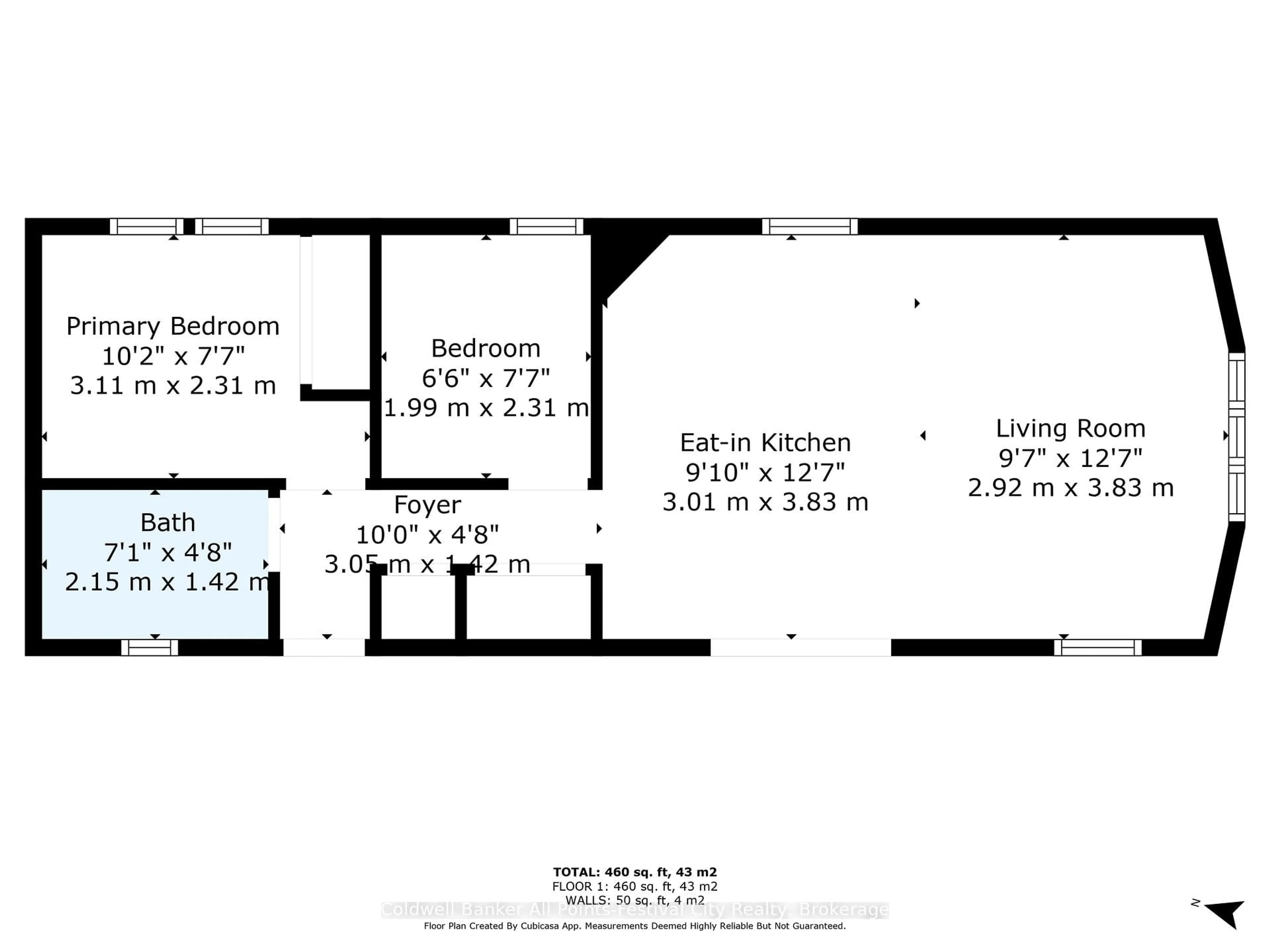 Floor plan for 100 North Harbour Rd #H6, Goderich Ontario N7A 2W6