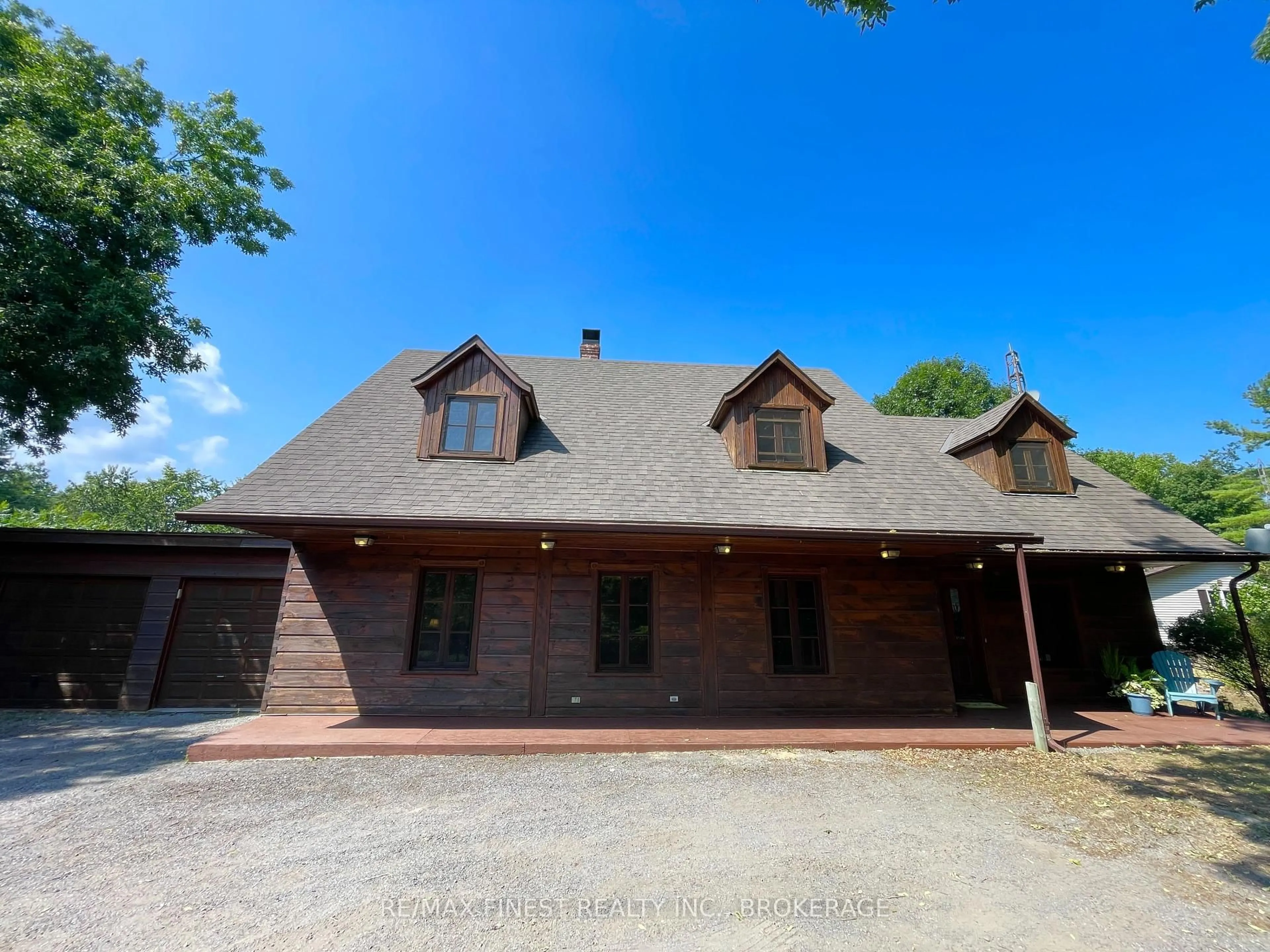 A pic from outside/outdoor area/front of a property/back of a property/a pic from drone, unknown for 1132 Leach Lane, Sydenham Ontario K0H 2T0
