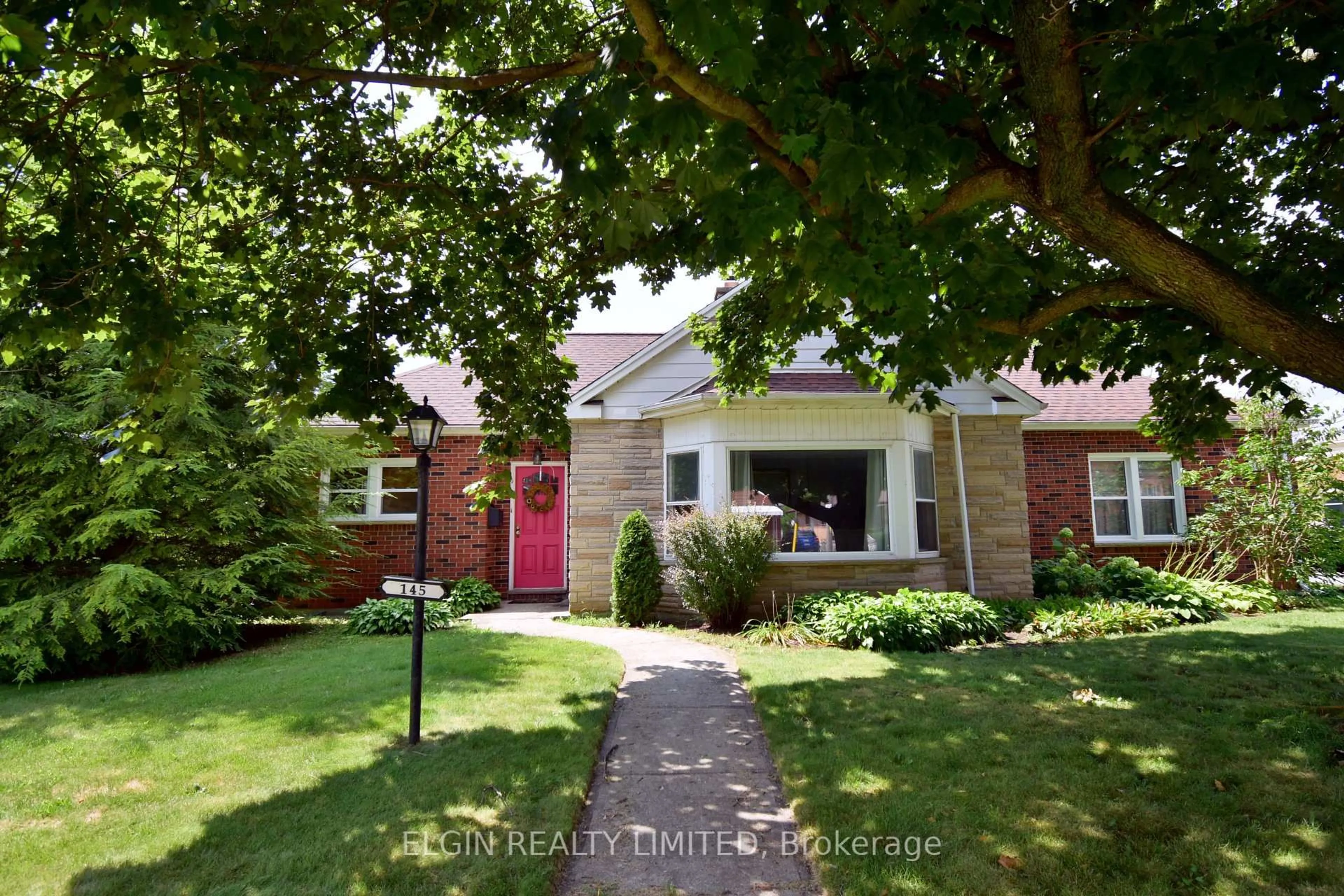 Home with brick exterior material, street for 145 Wilson Ave, St. Thomas Ontario N5R 3R4