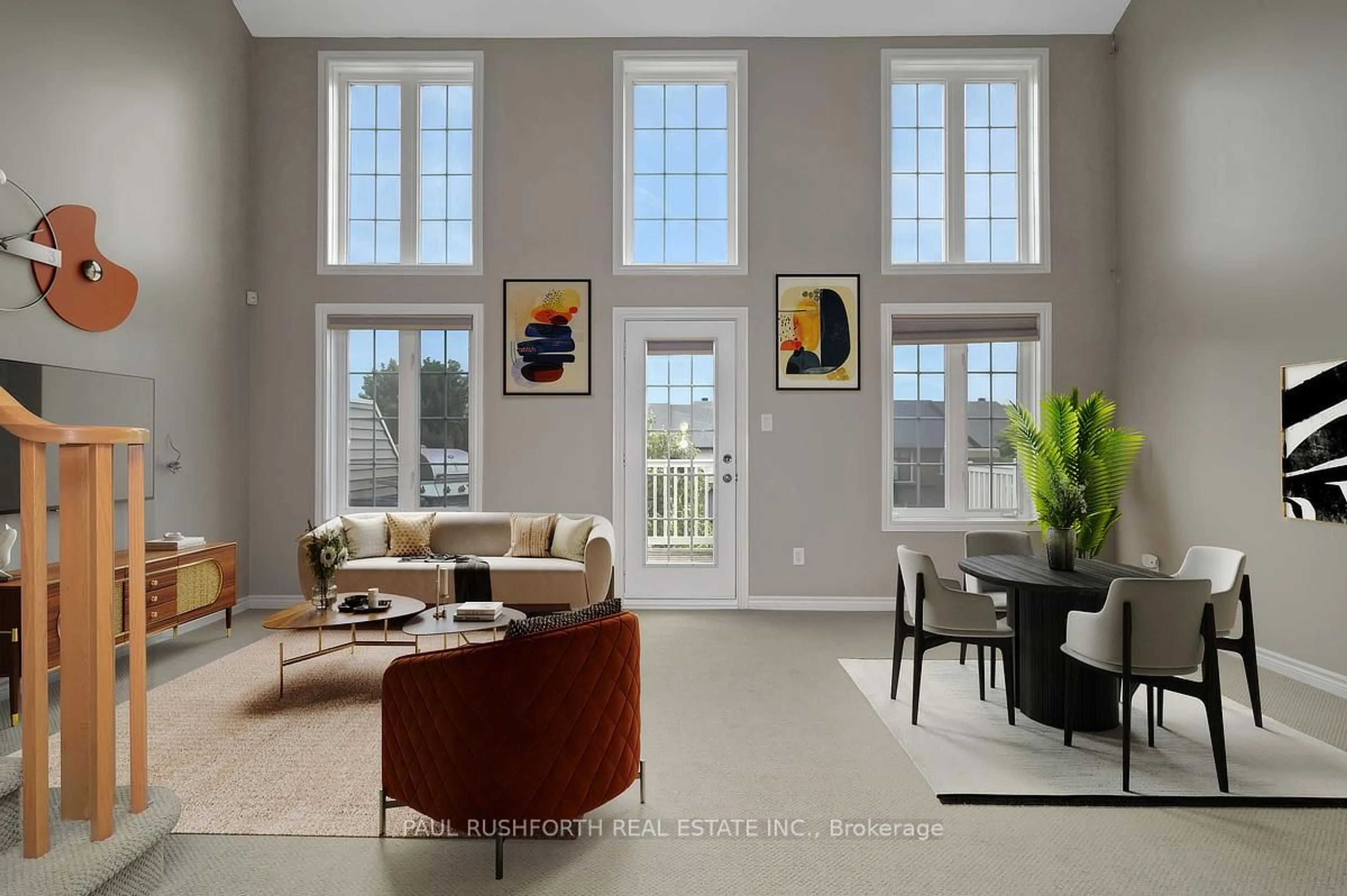 Living room with furniture, ceramic/tile floor for 230 Kinghaven Cres, Ottawa Ontario K2M 0C2