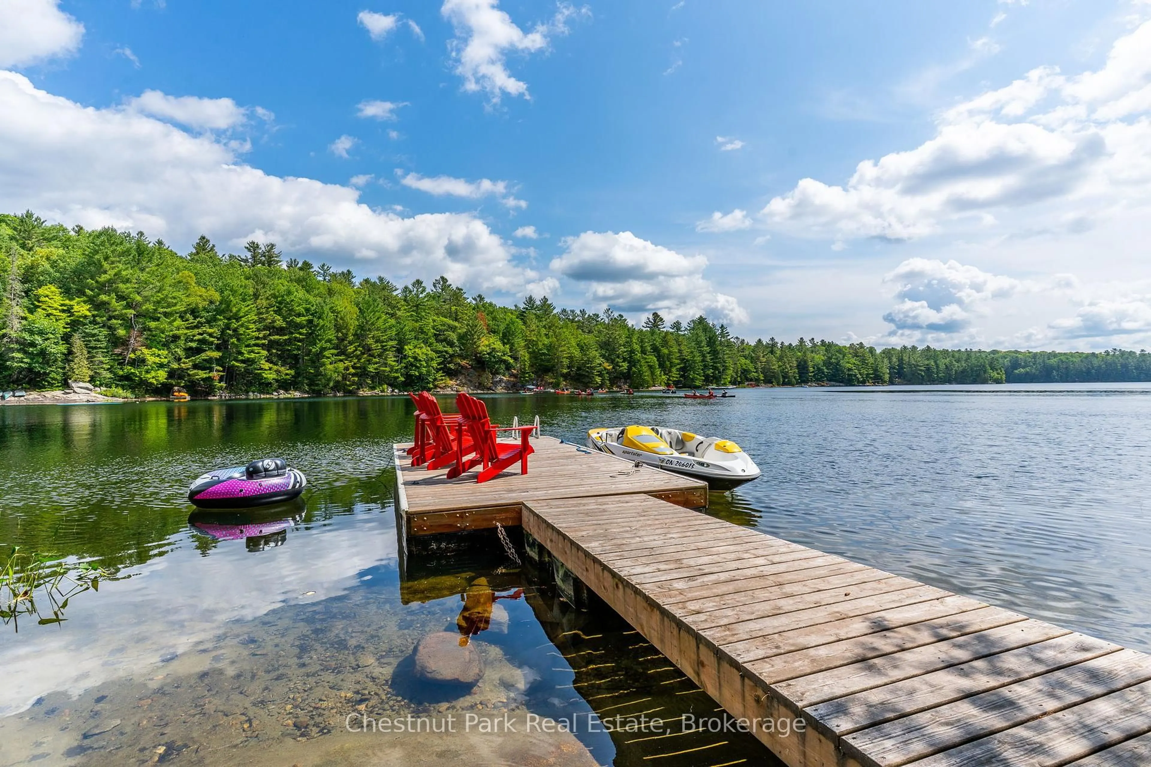Patio, water/lake/river/ocean view for 1199 Camp Wheeler Lane, Algonquin Highlands Ontario K0M 1J2