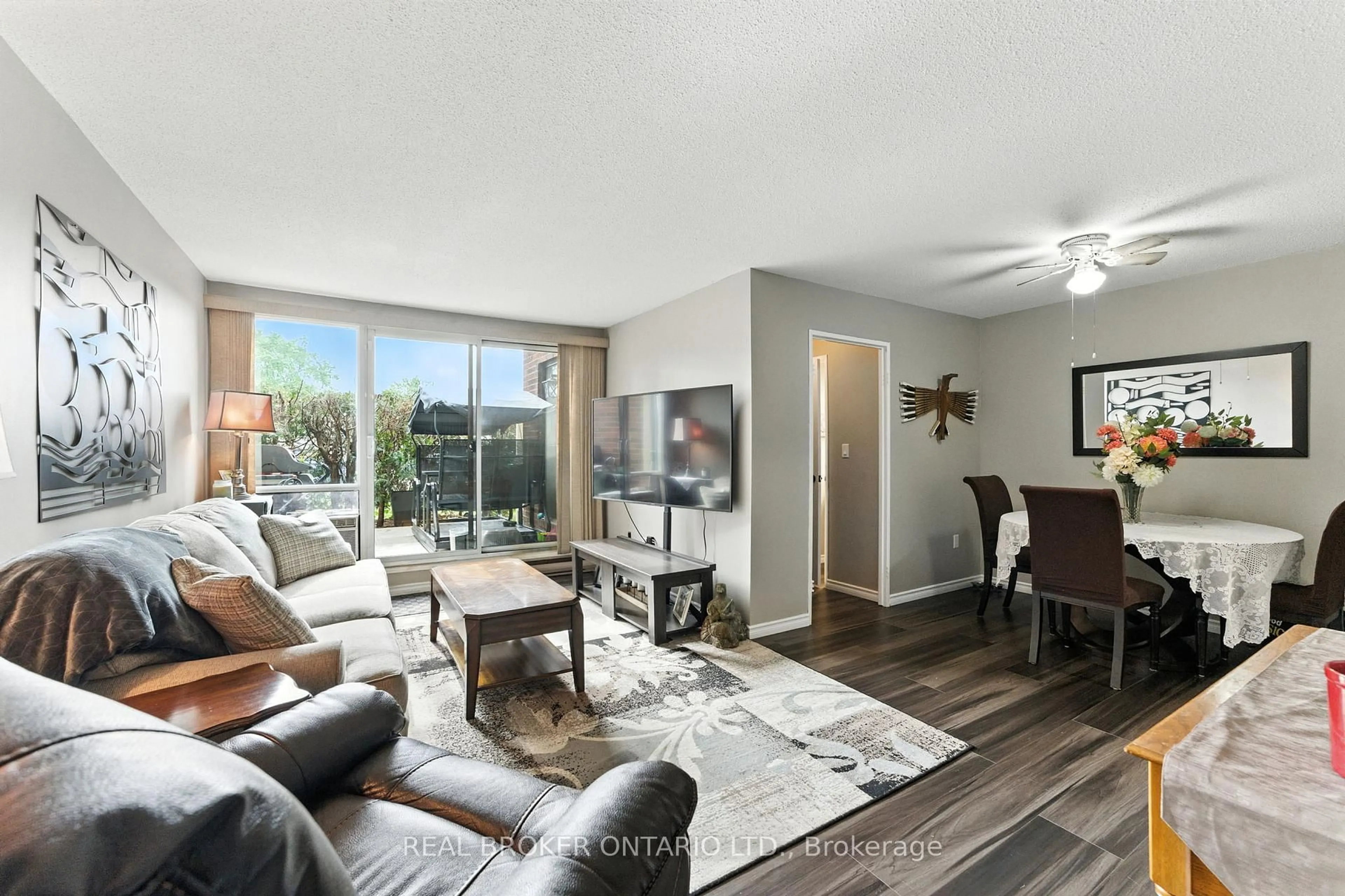 Living room with furniture, unknown for 36 Hayhurst Rd #126, Brantford Ontario N3R 6Y9