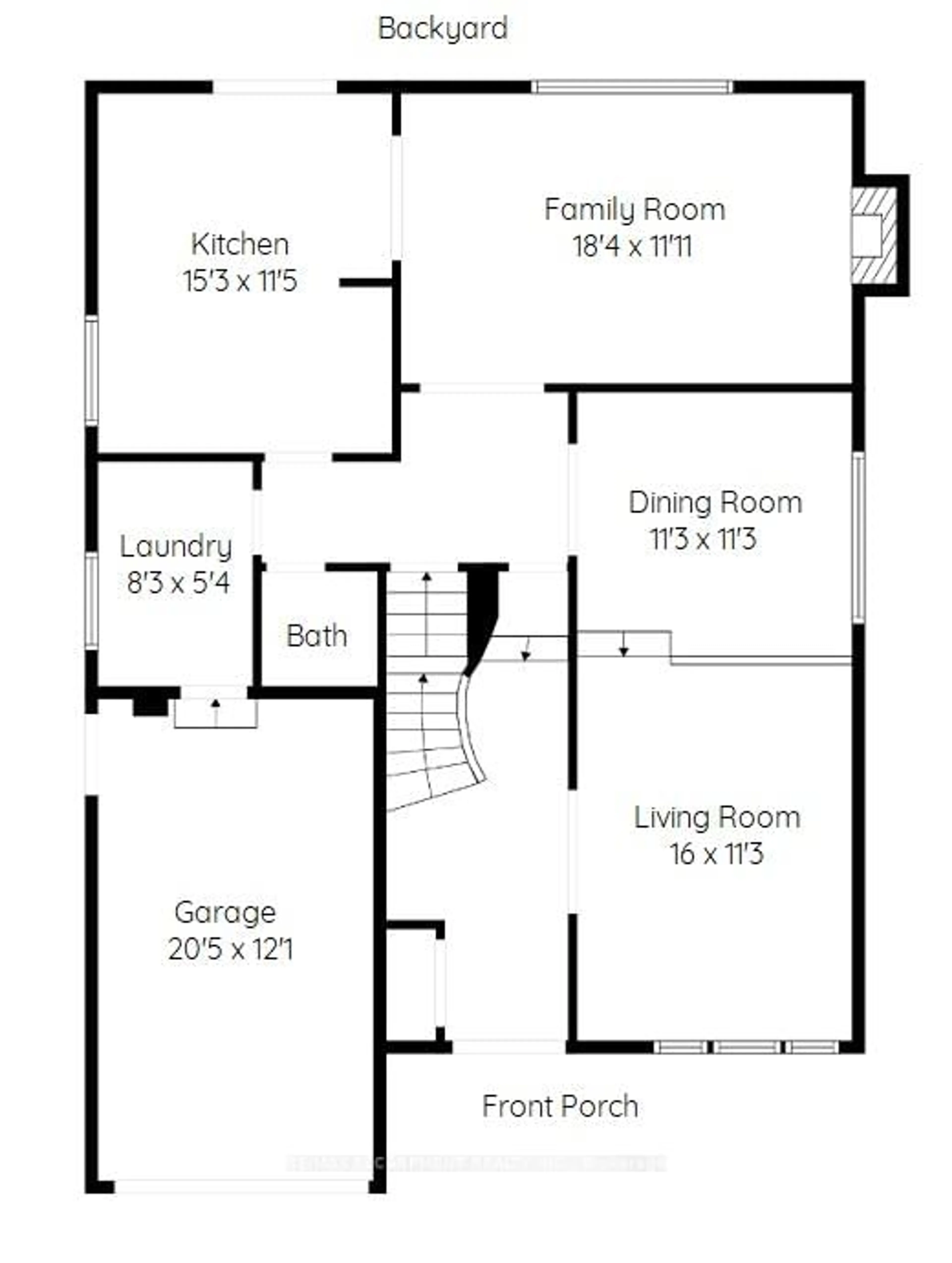 Floor plan for 3 Lord Crt, Hamilton Ontario L8E 4V8