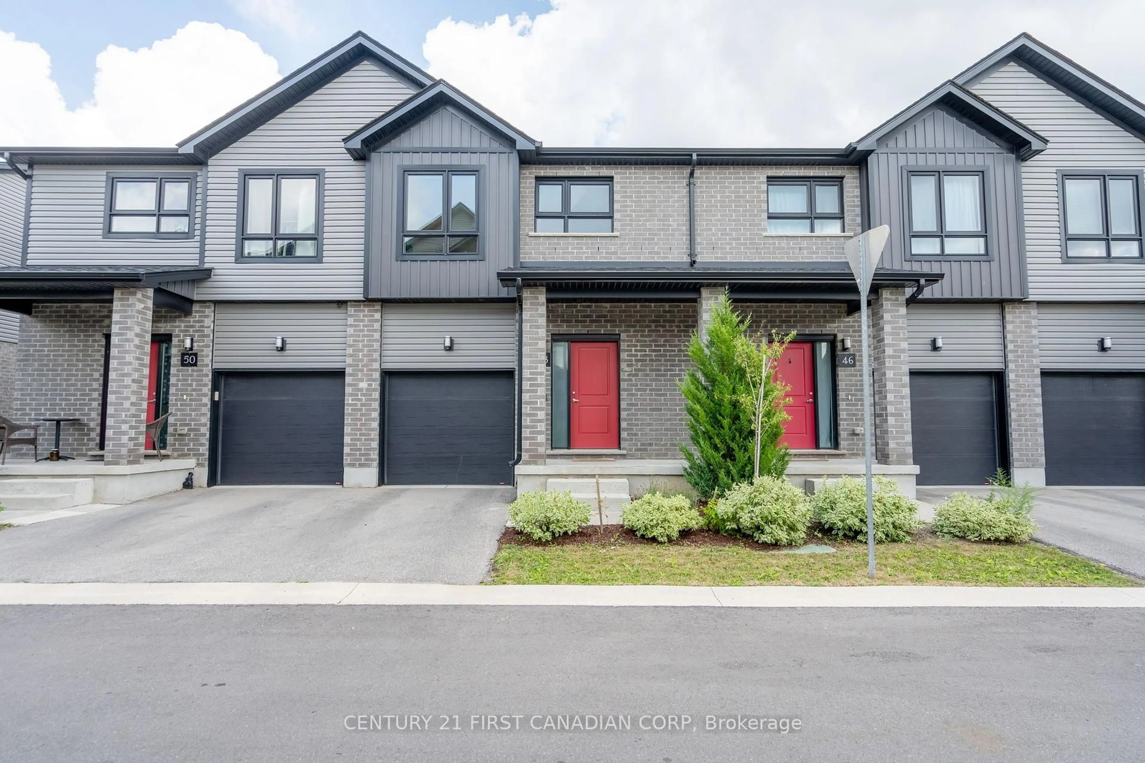 Home with brick exterior material, street for 819 Kleinburg Dr #48, London North Ontario N5X 3Z1