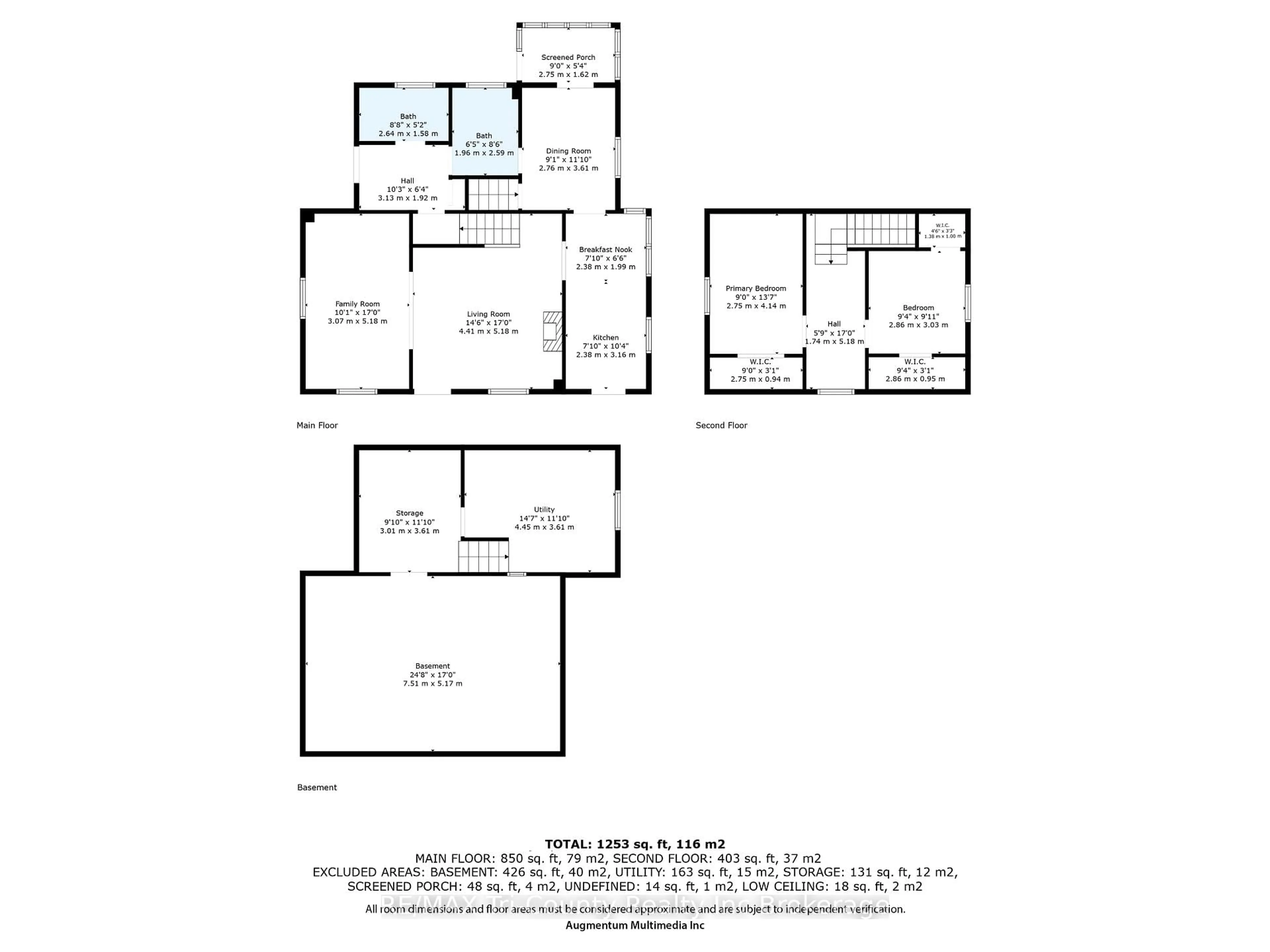 Floor plan for 255 Colborne St, Norfolk Ontario N3Y 3T8