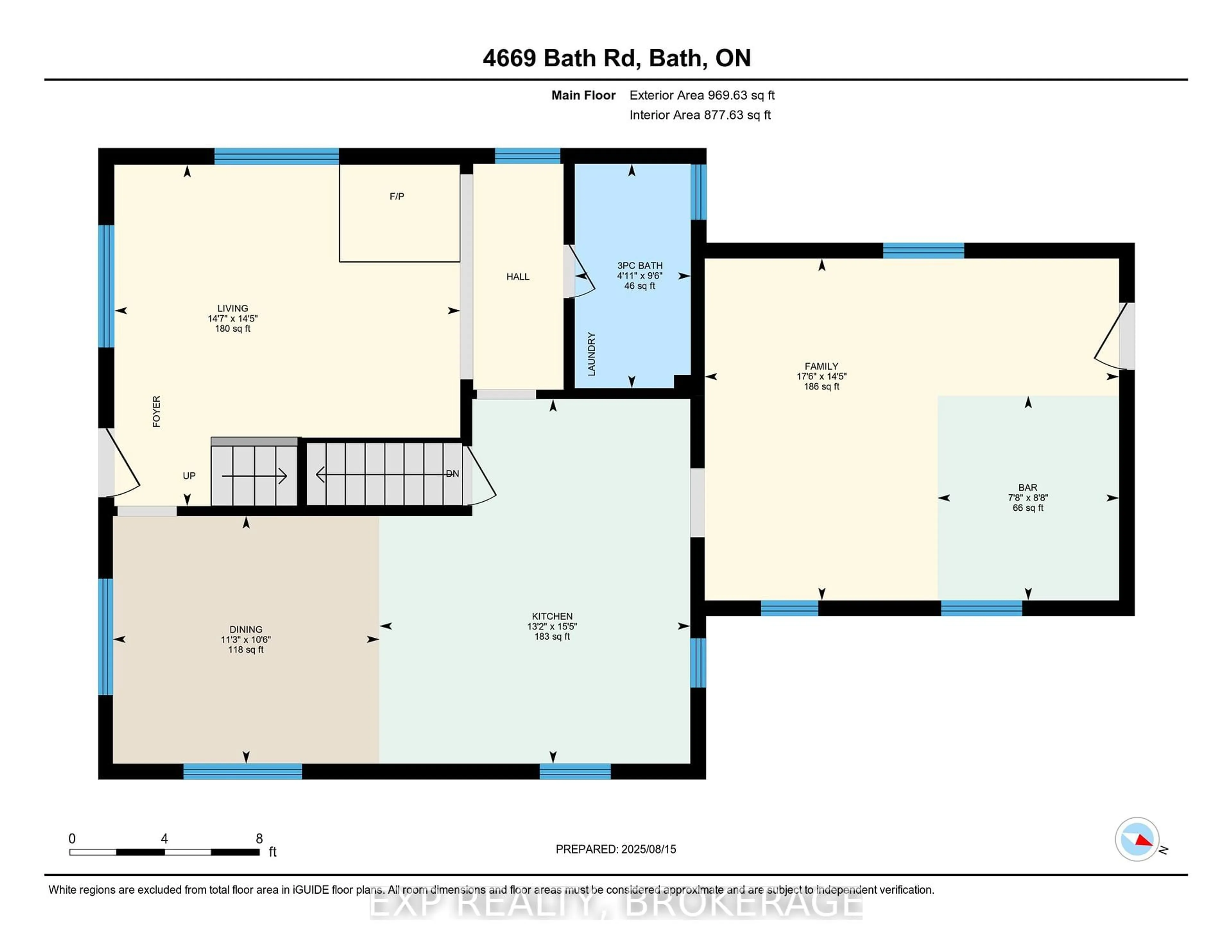 Floor plan for 4669 BATH Rd, Bath Ontario K0H 1G0