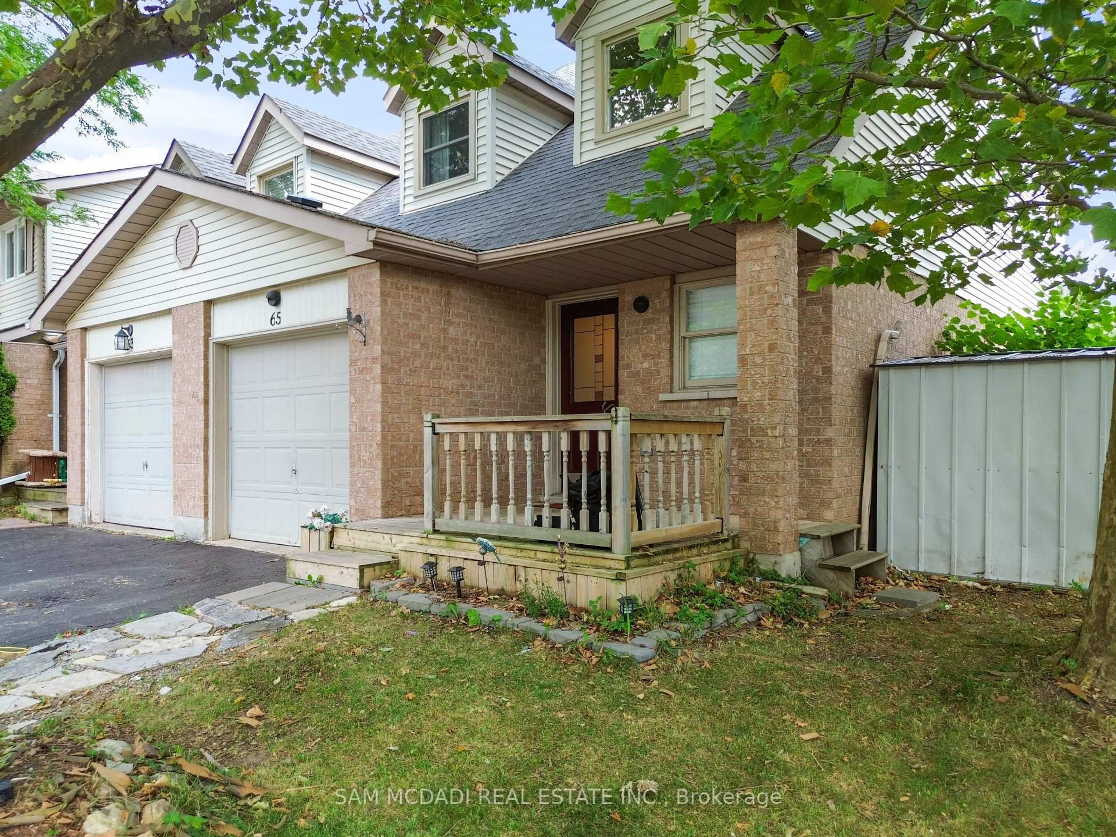 Home with brick exterior material, street for 65 Edgemere Dr, Cambridge Ontario N1P 1B3