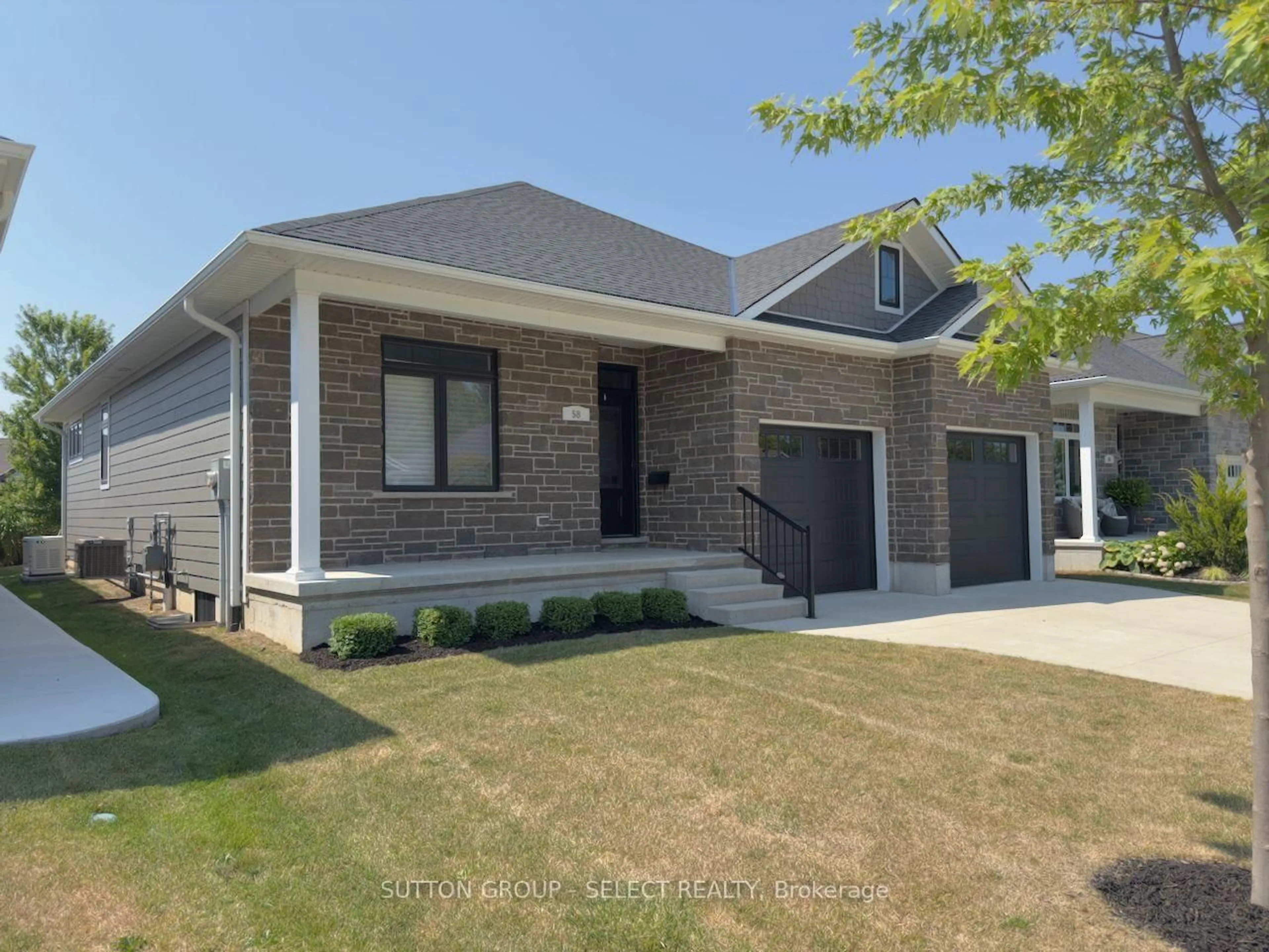 Home with brick exterior material, street for 58 DEERFIELD Rd, Lambton Shores Ontario N0M 1T0