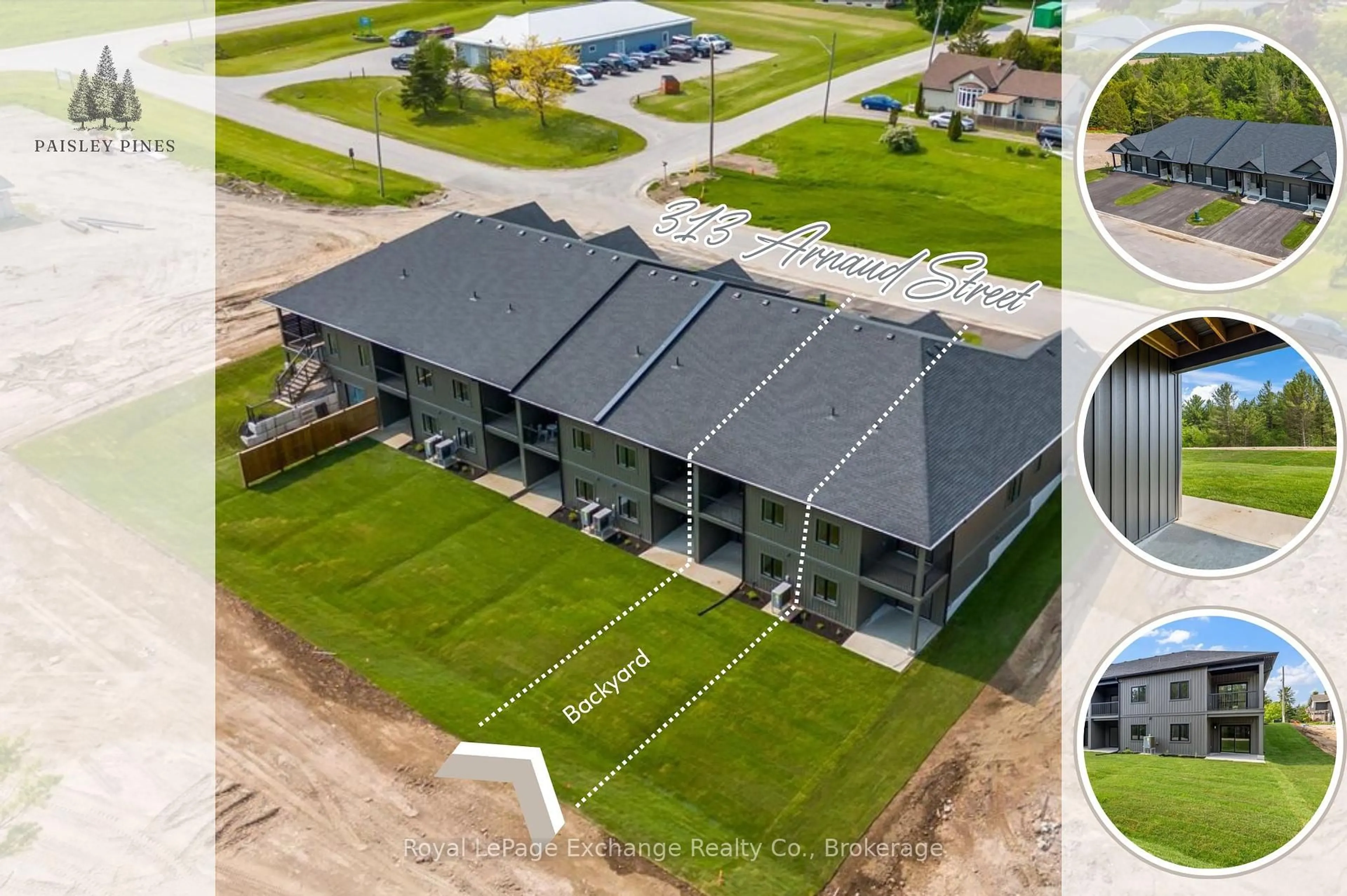 A pic from outside/outdoor area/front of a property/back of a property/a pic from drone, building for 313 Arnaud St, Arran-Elderslie Ontario N0G 2N0