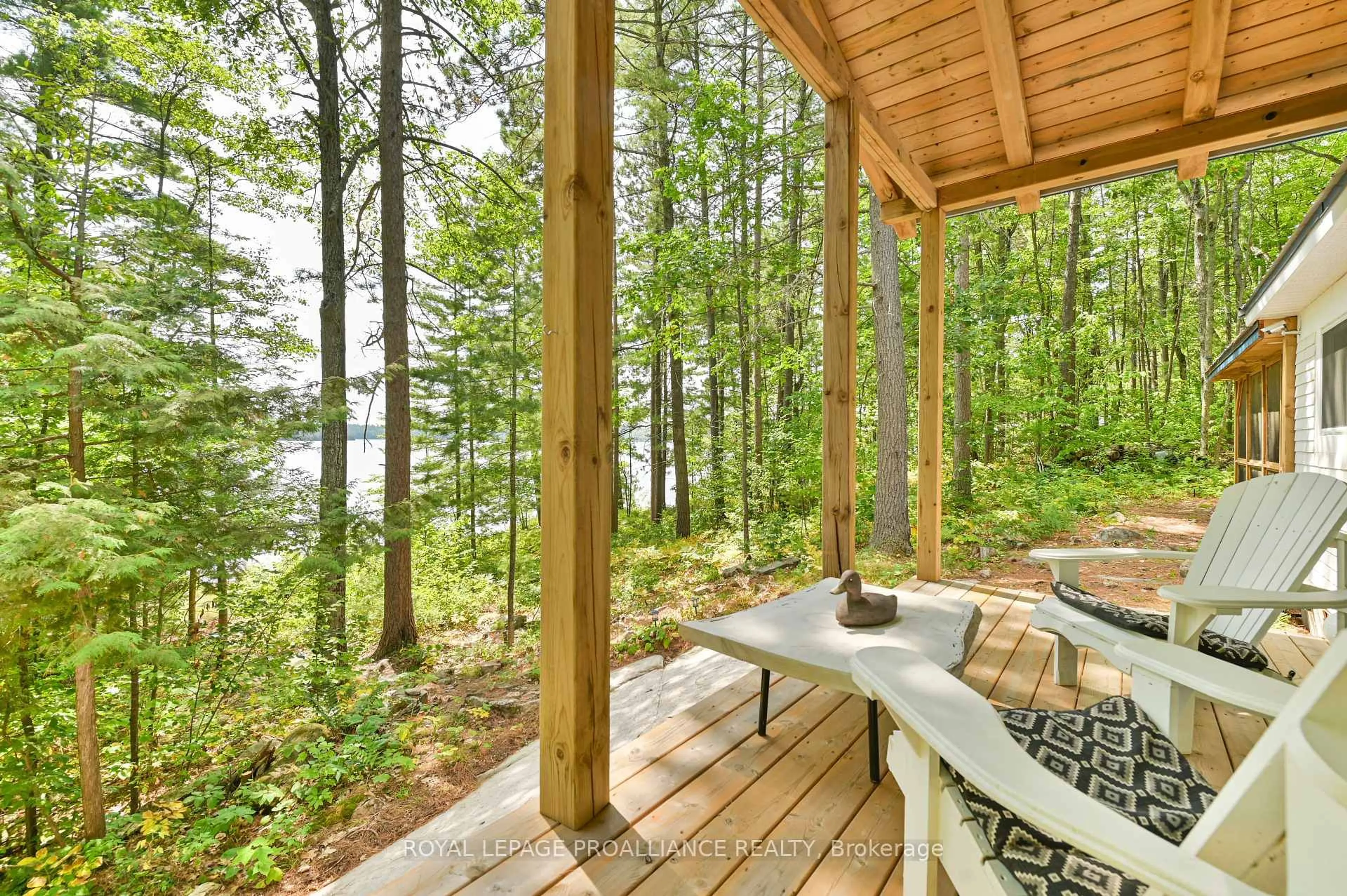Patio, water/lake/river/ocean view for 1780 Mazinaw Lake, Cloyne Ontario K0H 1K0