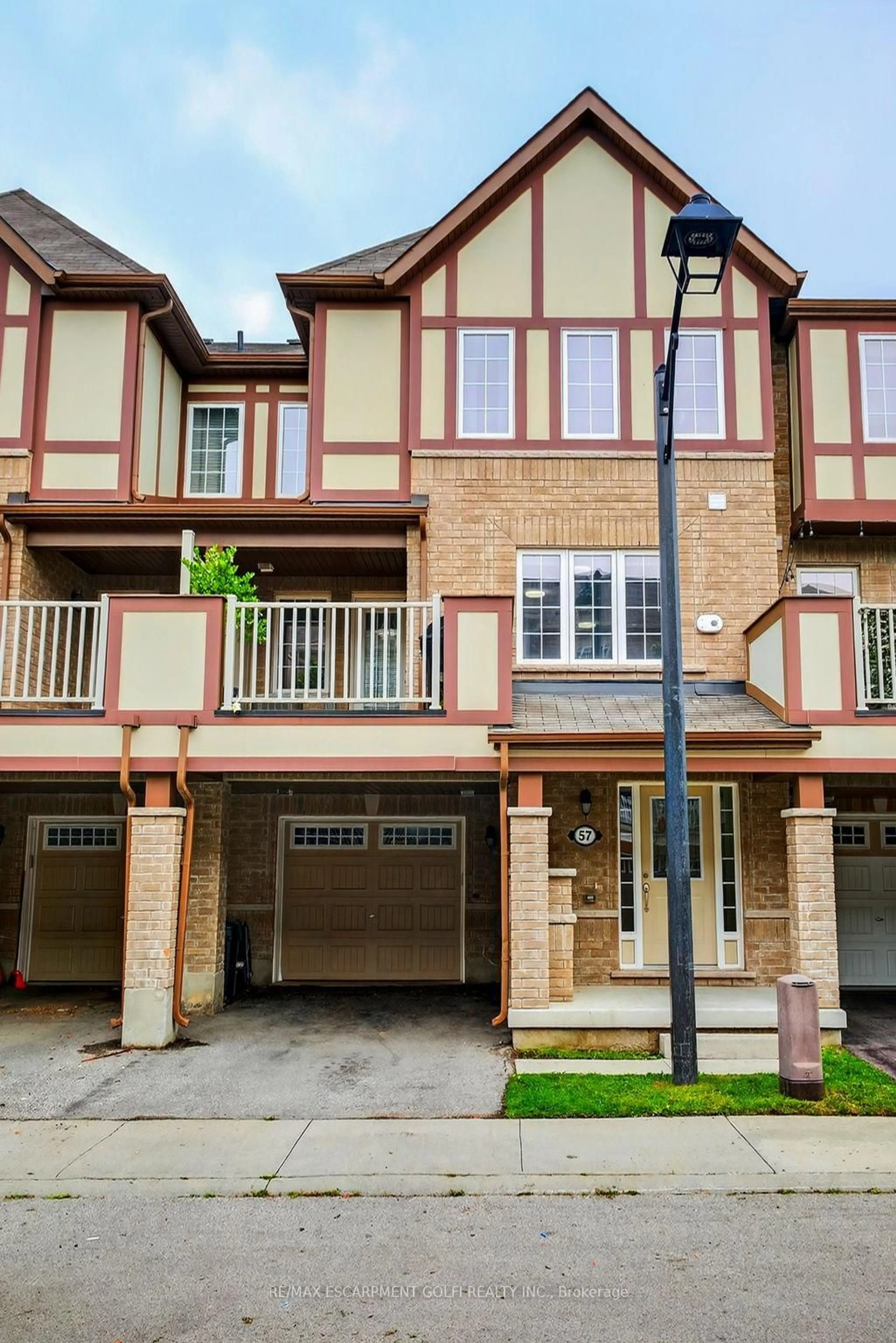 Home with brick exterior material, street for 22 Spring Creek Dr #57, Hamilton Ontario L8B 1V7