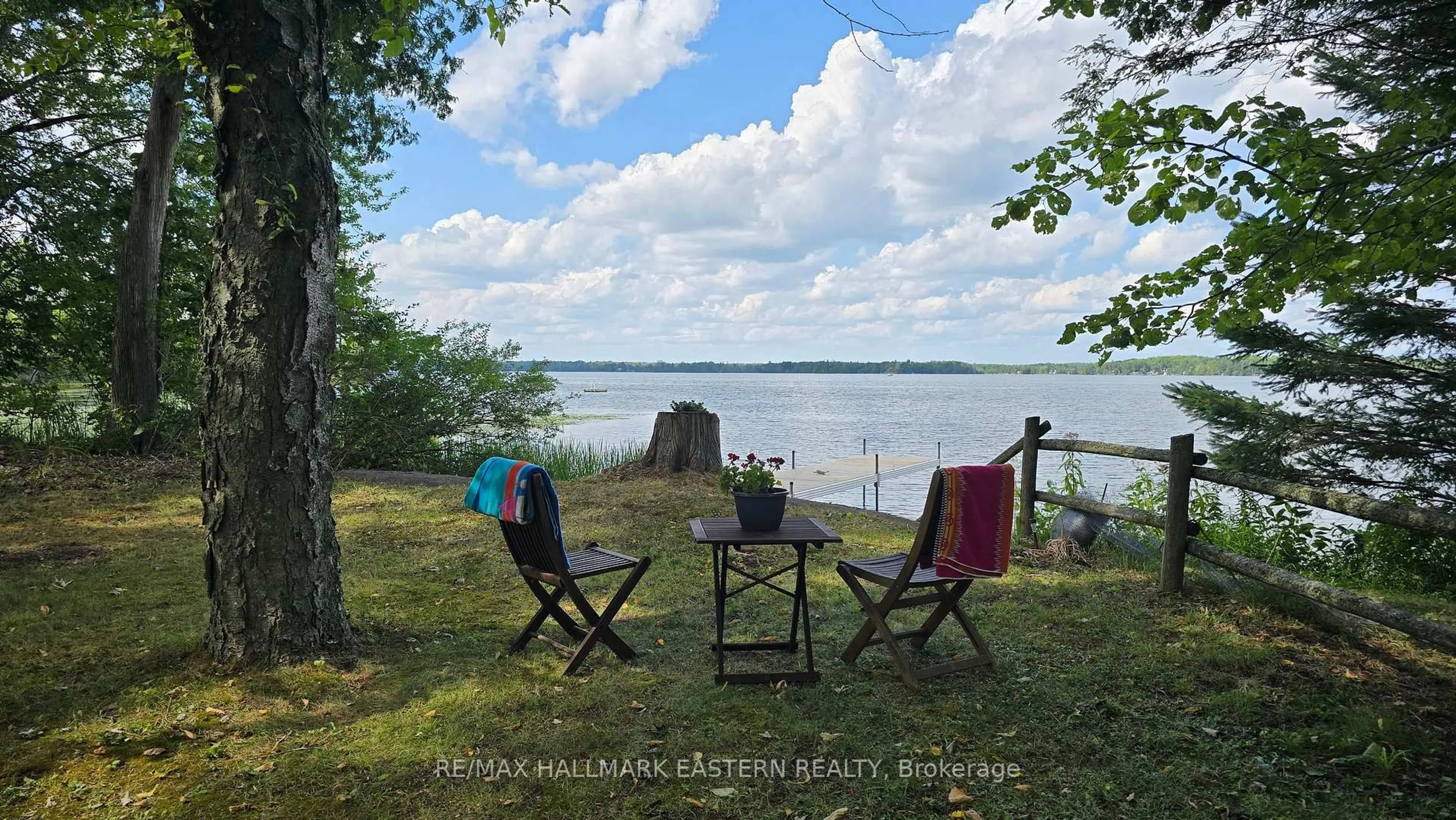 Patio, water/lake/river/ocean view for 572 Round Lake Rd, Havelock-Belmont-Methuen Ontario K0L 1Z0