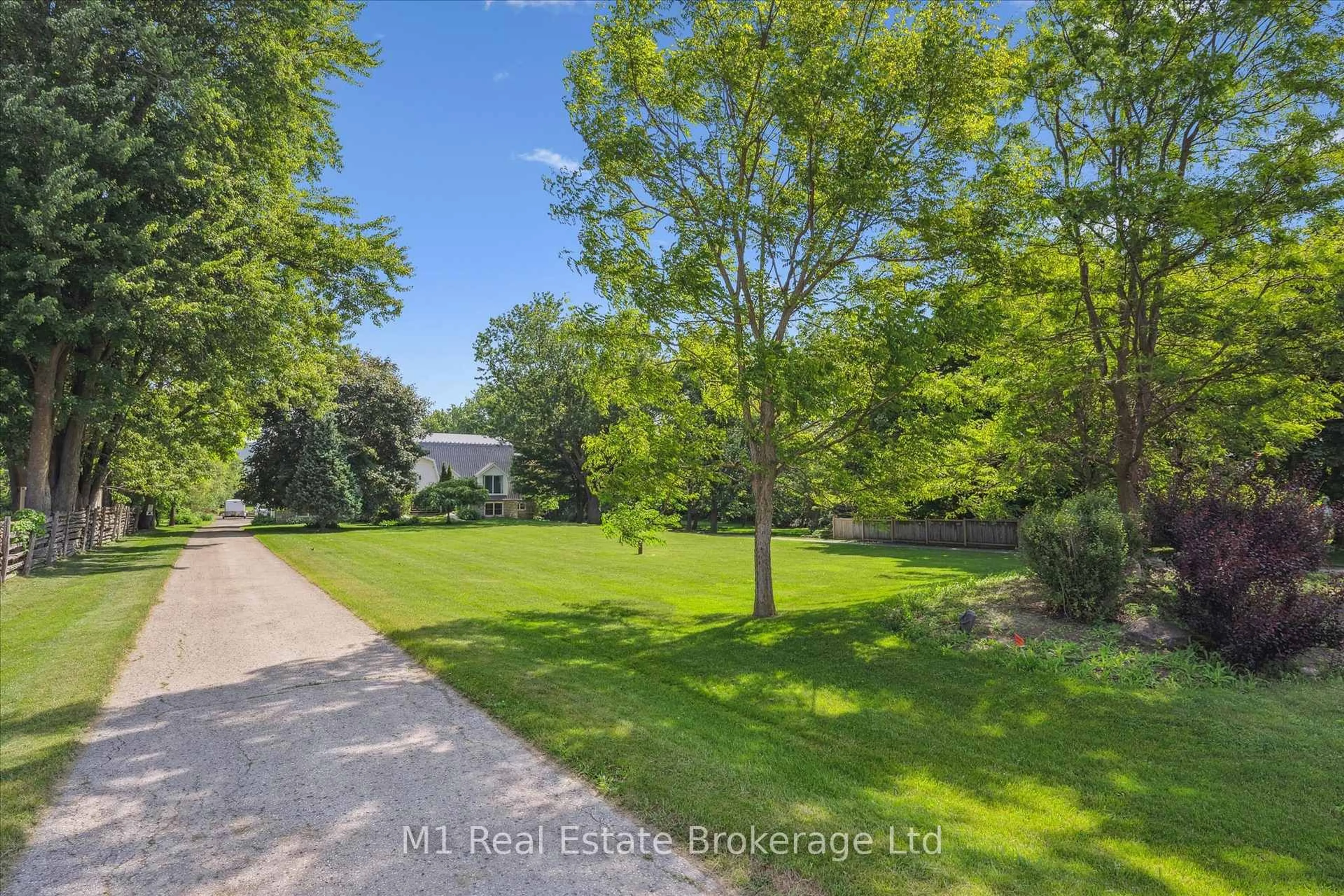 A pic from outside/outdoor area/front of a property/back of a property/a pic from drone, unknown for 128 Wellington Road 7 Rd, Centre Wellington Ontario N0B 1S0