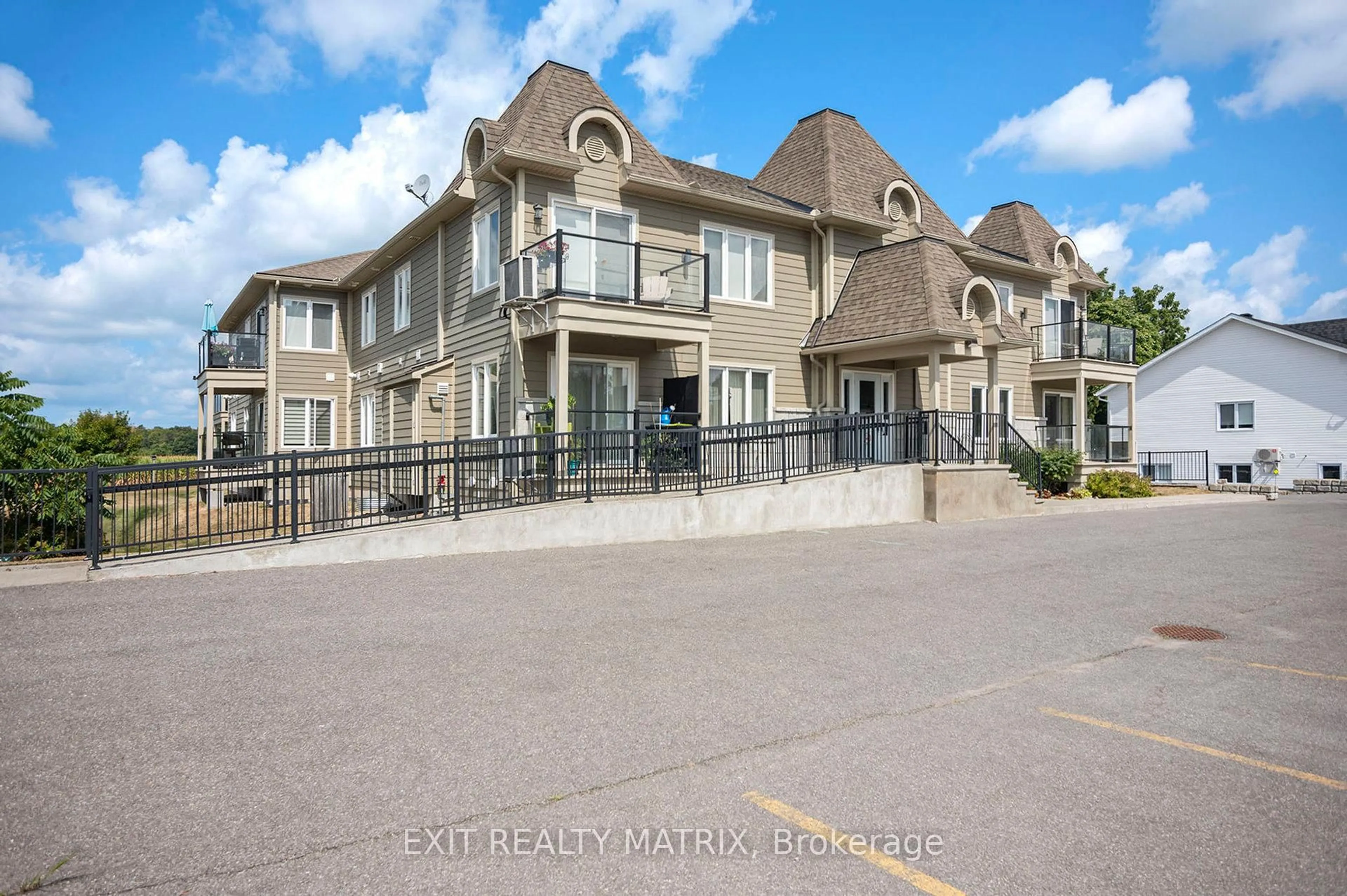 Patio, water/lake/river/ocean view for 38 Charles St #206, North Stormont Ontario K0A 1R0
